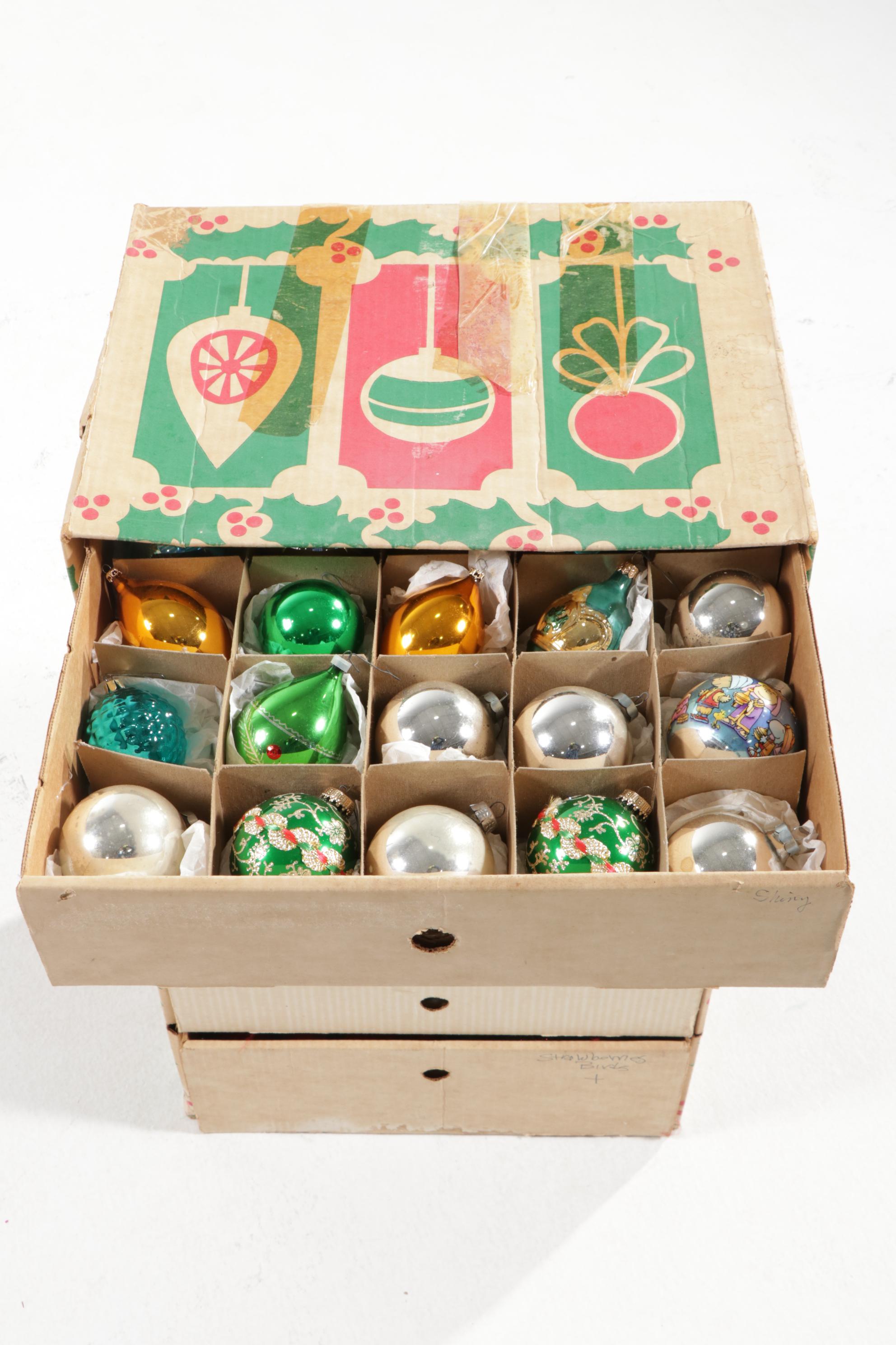 Blown Glass and Other Christmas Ornaments and Decor