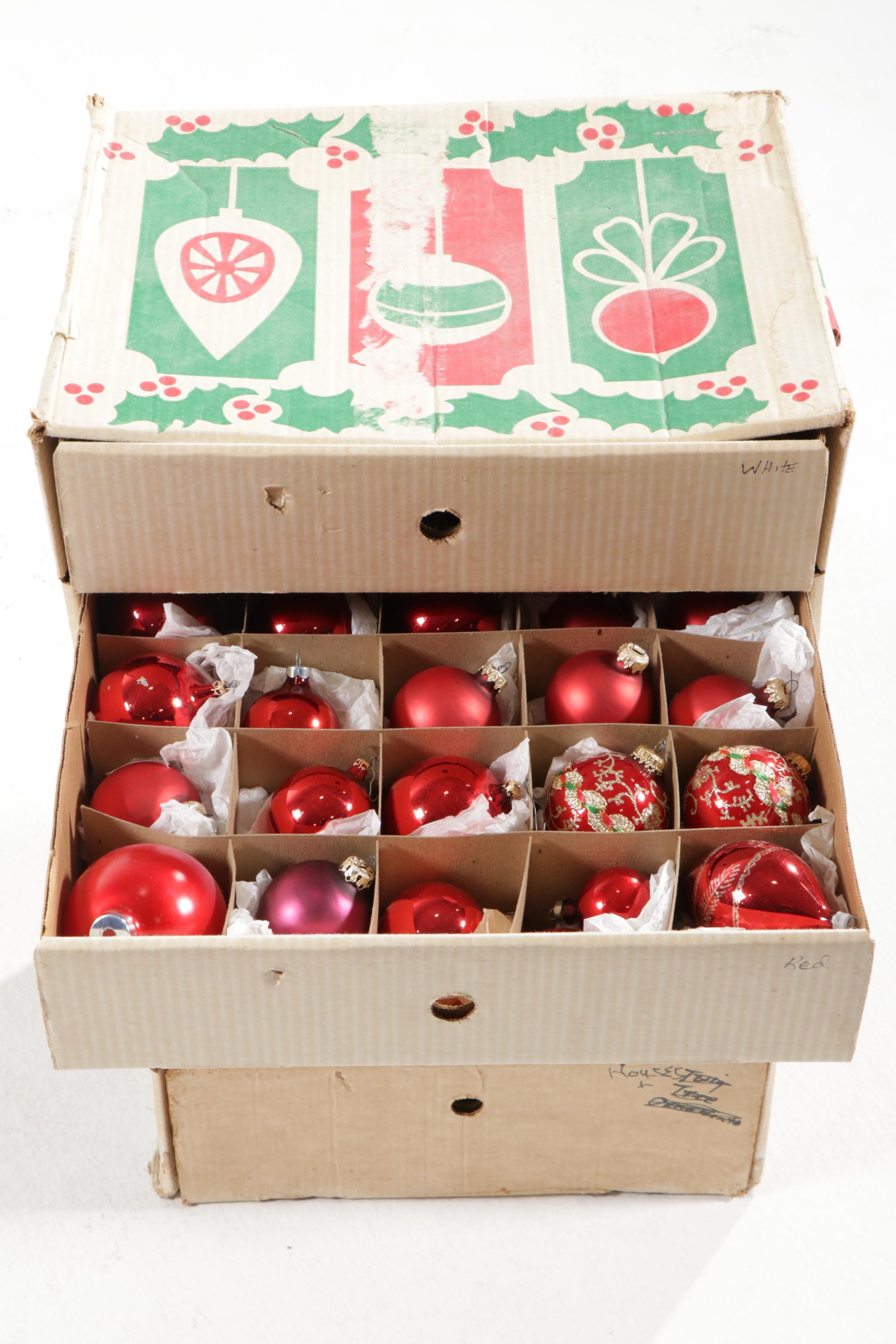 Blown Glass and Other Christmas Ornaments and Decor