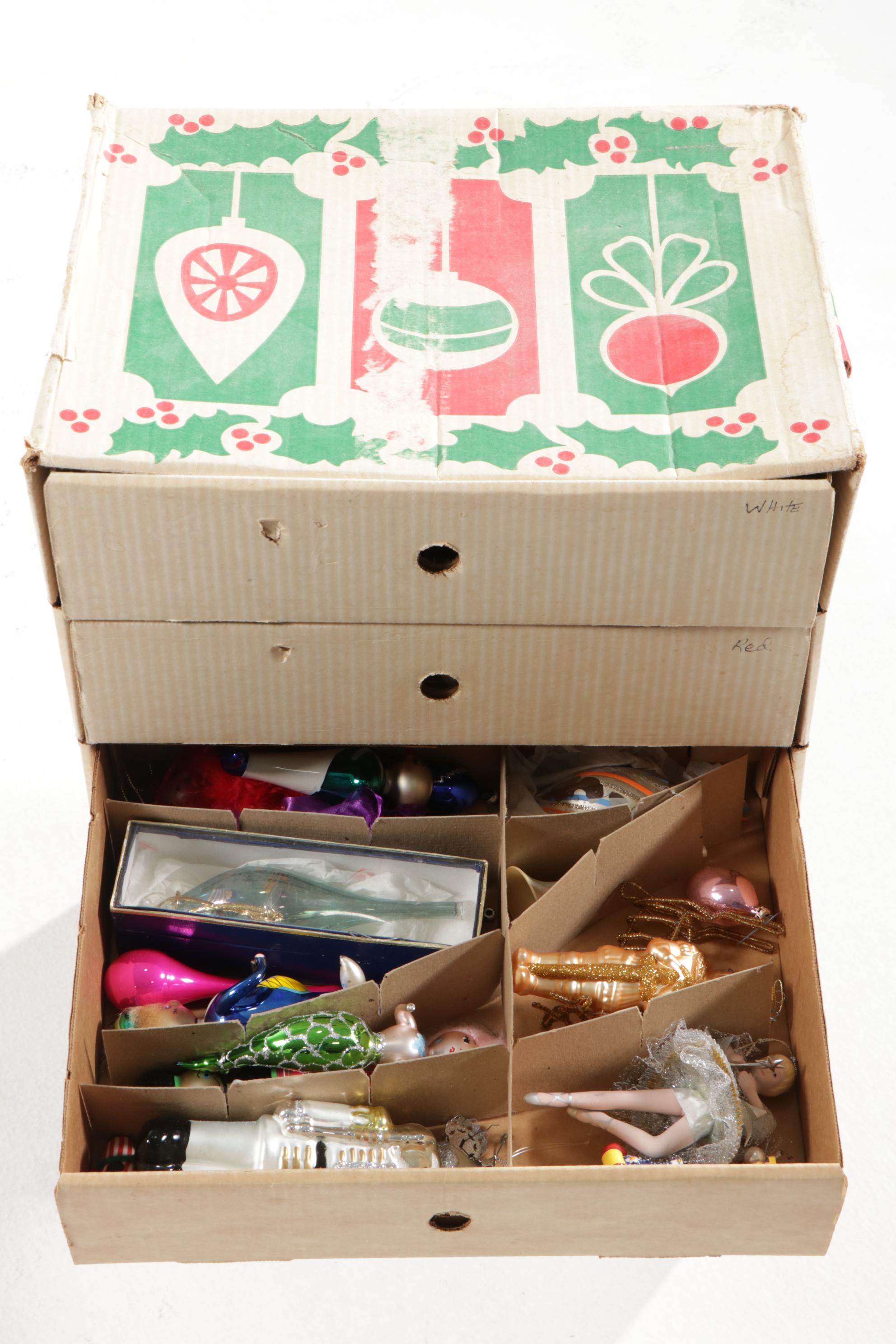 Blown Glass and Other Christmas Ornaments and Decor