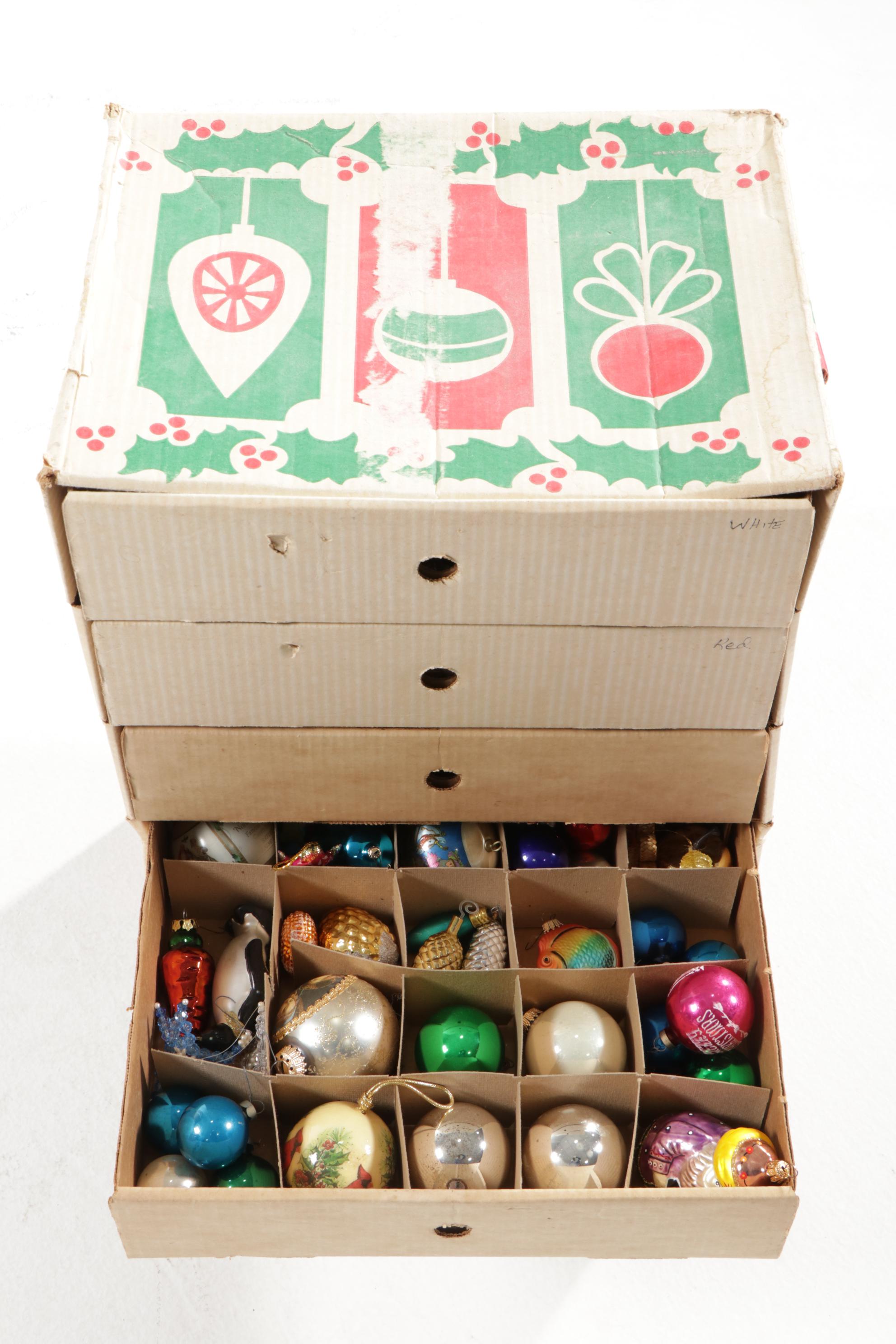 Blown Glass and Other Christmas Ornaments and Decor