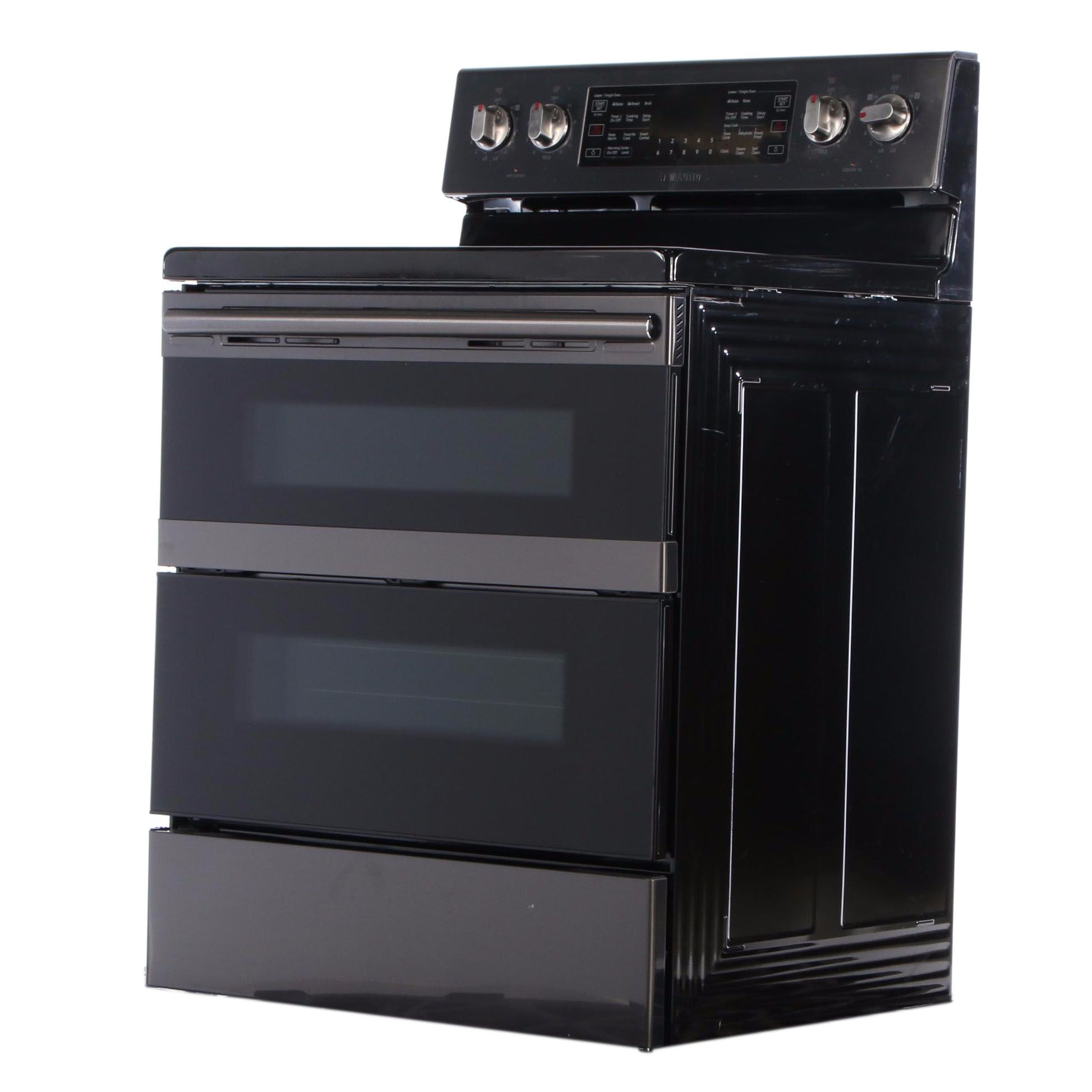 Samsung Black Stainless Steel 5.9 Cu. Ft. Freestanding Range with Flex Duo™ Door