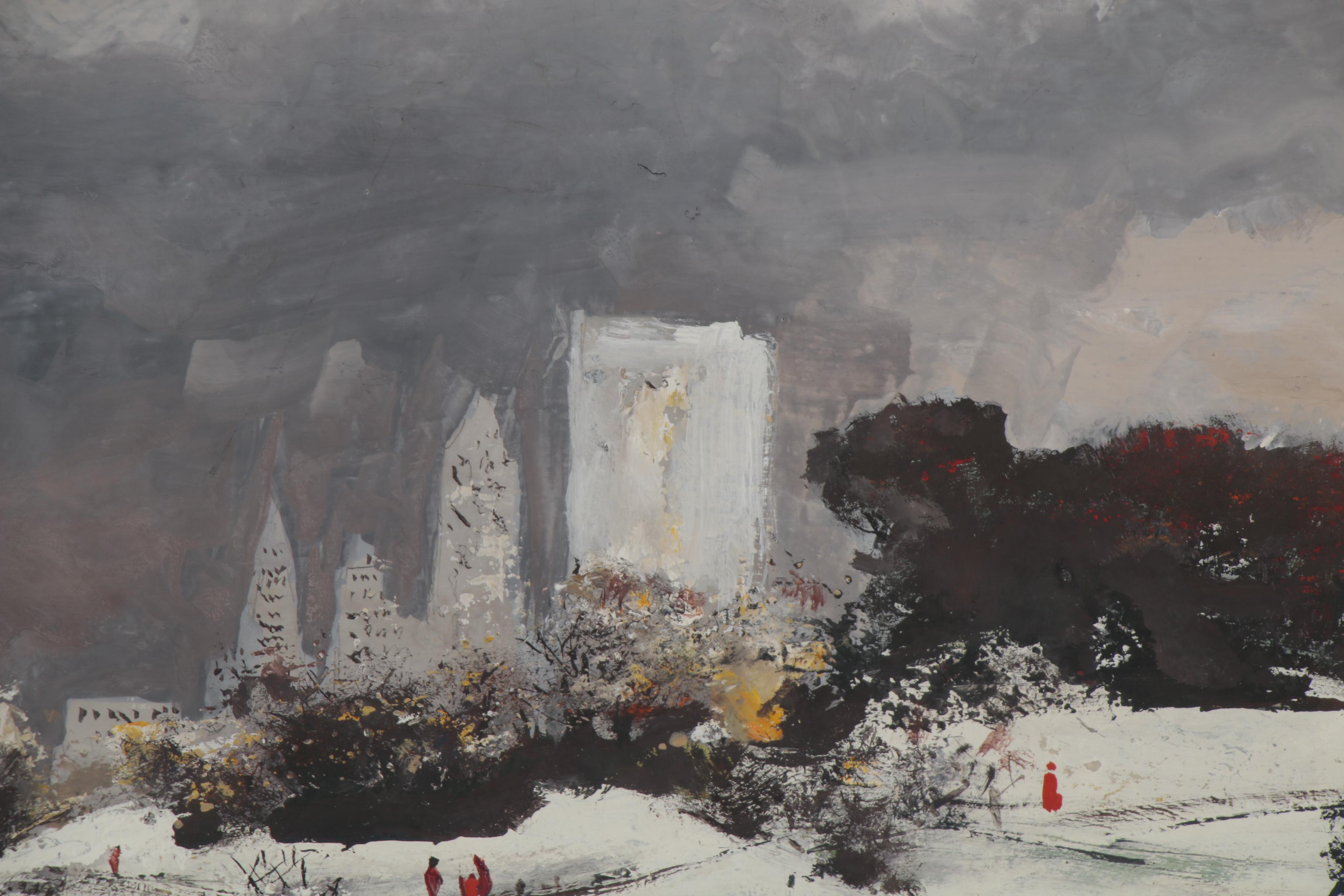 Adolf Dehn Oil Painting of Central Park