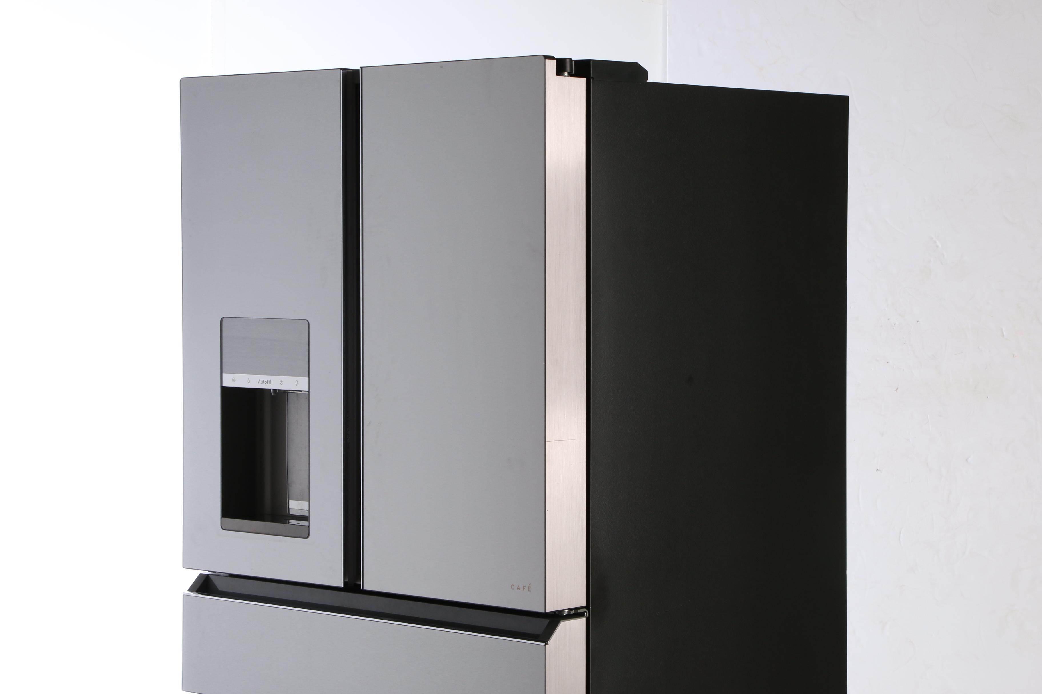 GE Cafe™ Series Platinum Glass 27.8 Cu.Ft. Smart 4-Door French-Door Refrigerator
