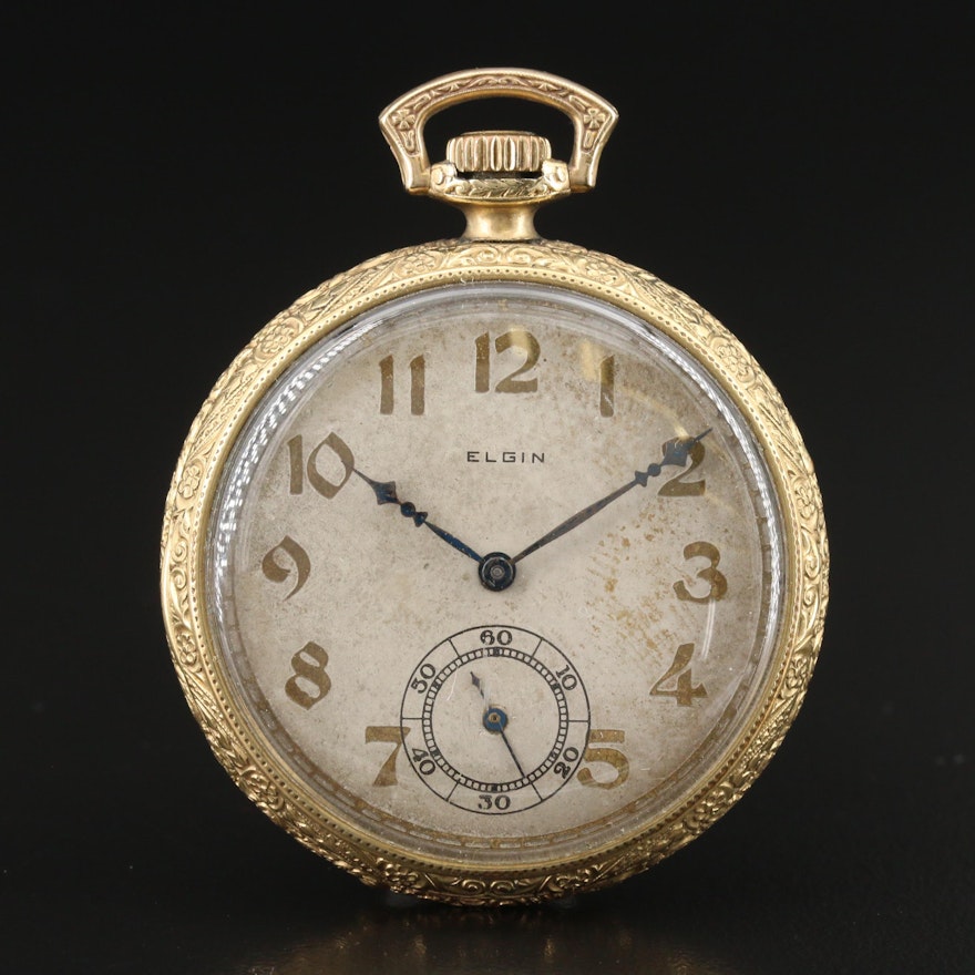 1911 Elgin Gold Filled Pocket Watch