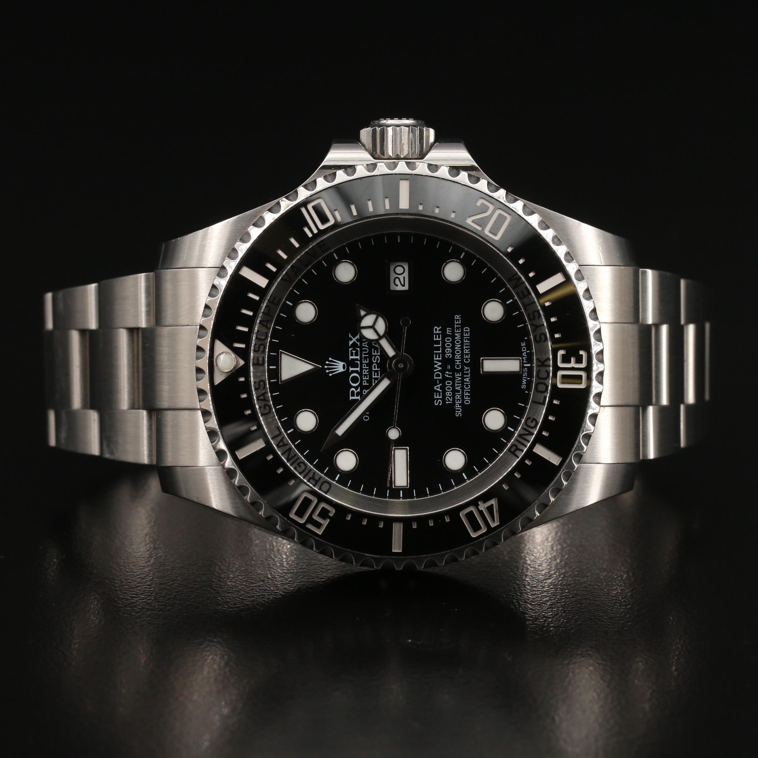 Rolex Deepsea Sea-Dweller Stainless Steel Automatic Watch Model No. 116660