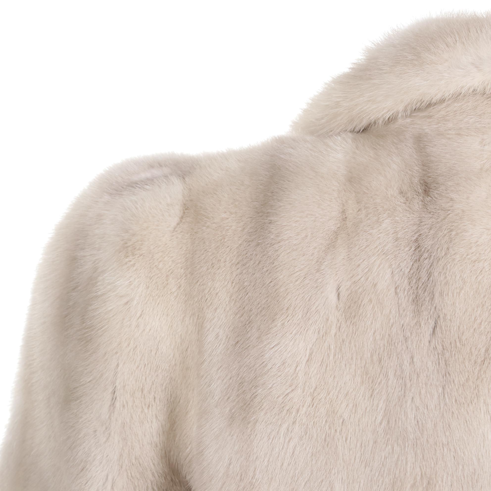 Blue Iris Mink Fur Stroller, Mid to Late 20th C.