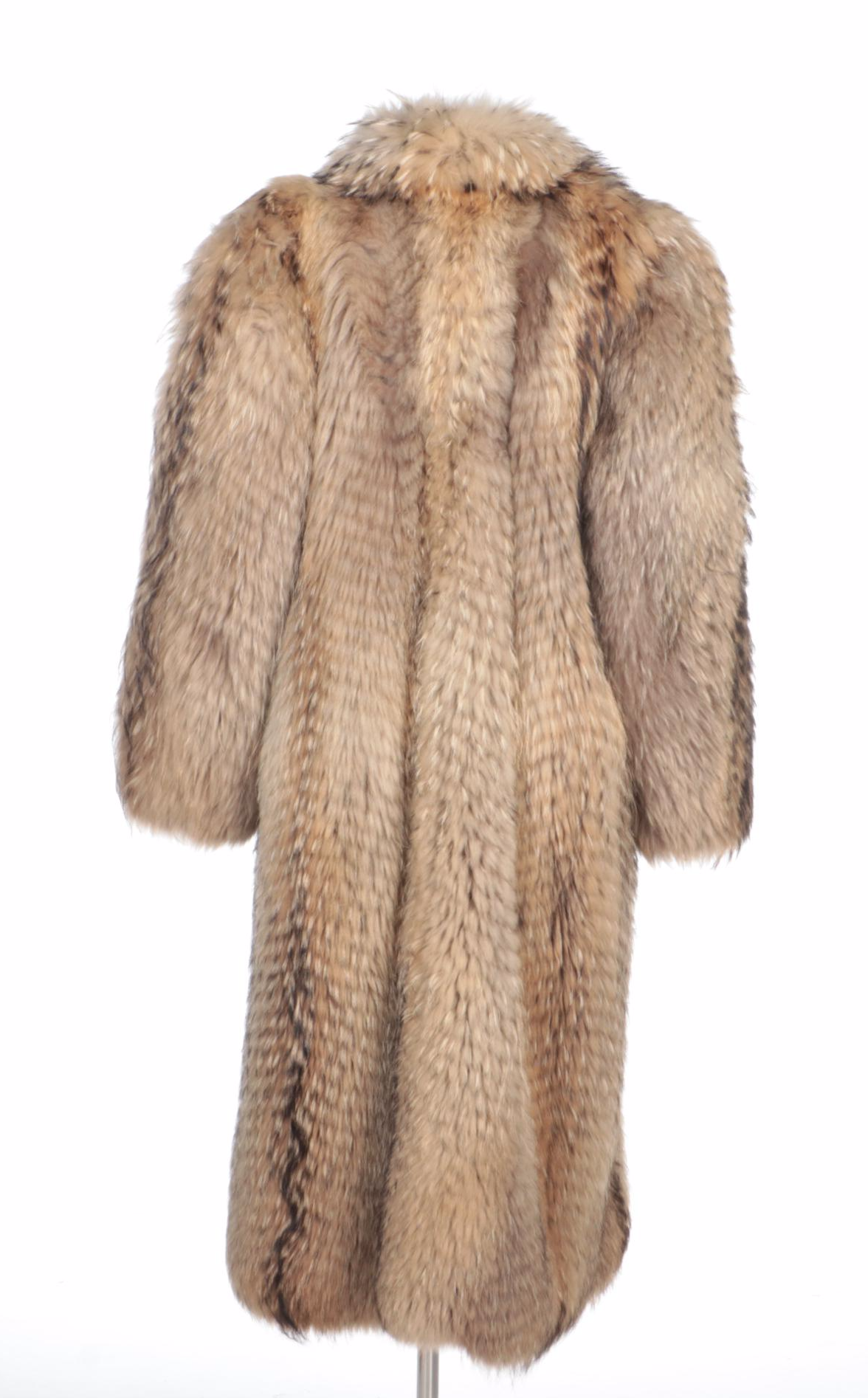 Tanuki Fur Full-Length Fur Coat by Adsbøl of Copenhagen
