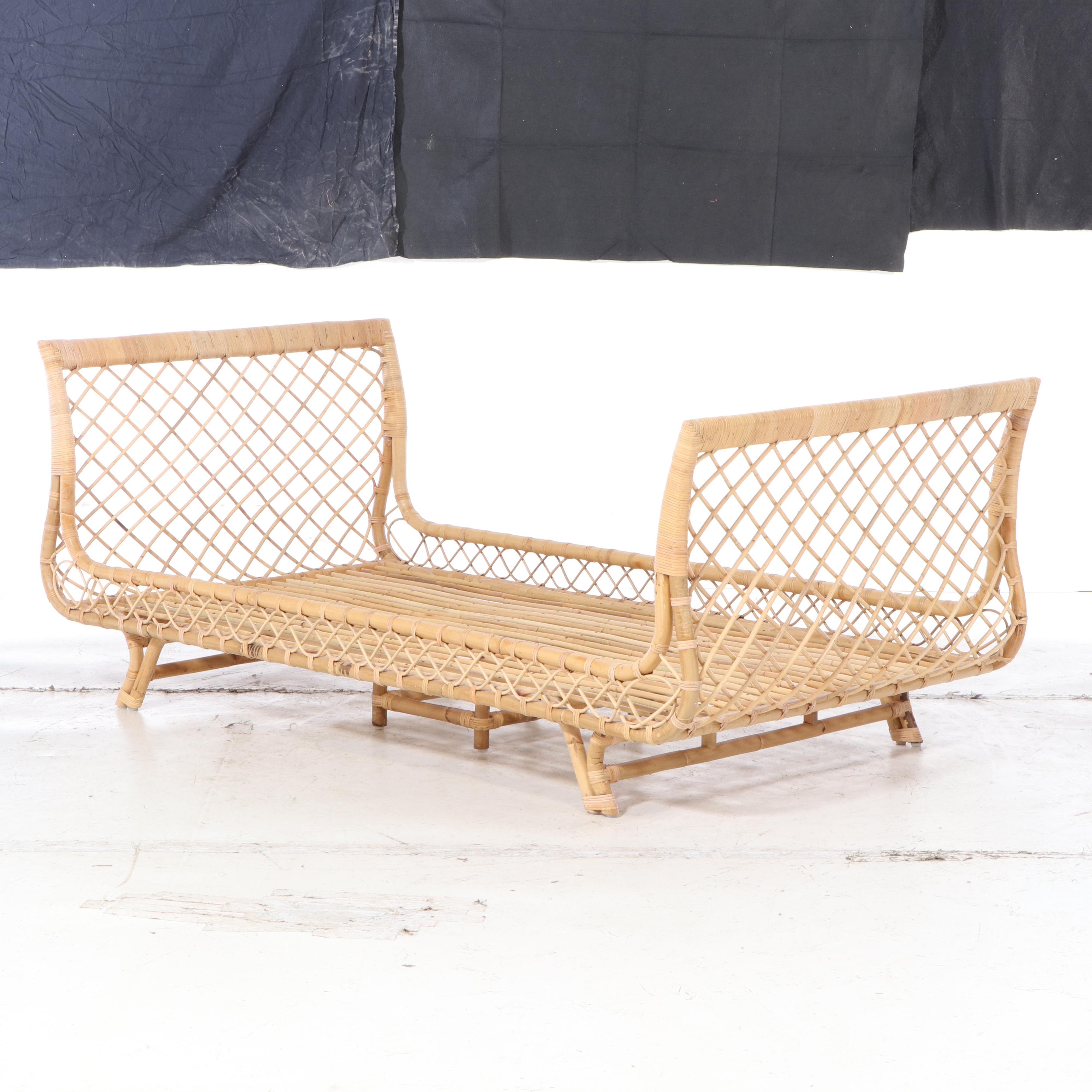 Serena & Lily "Avalon" Rattan Twin Size Daybed