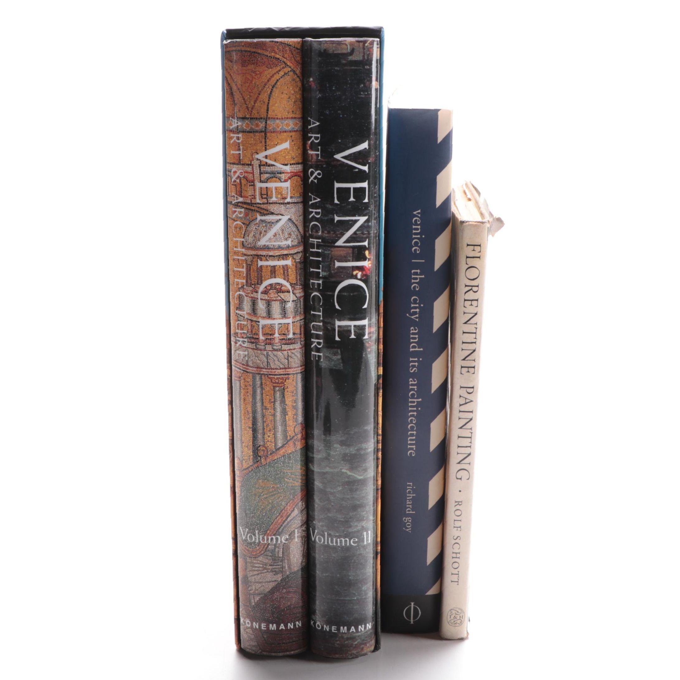 Architecture Books on Venice, and the Art of Florence, Italy
