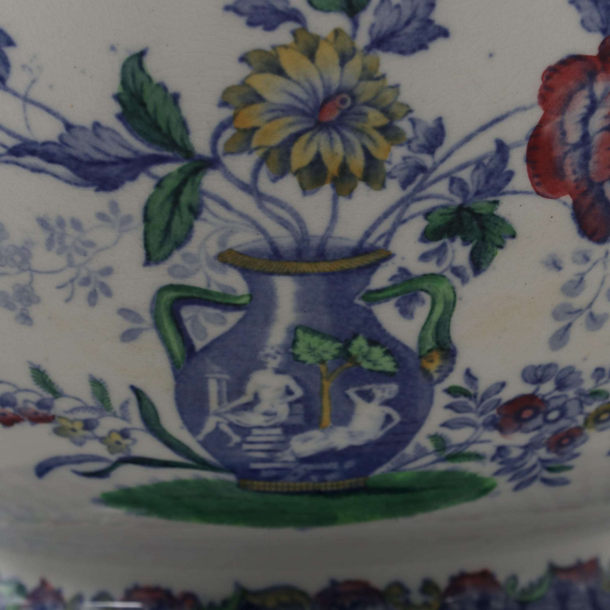 Copeland Spode "Portland Vase" Earthenware Tureen and Underplate