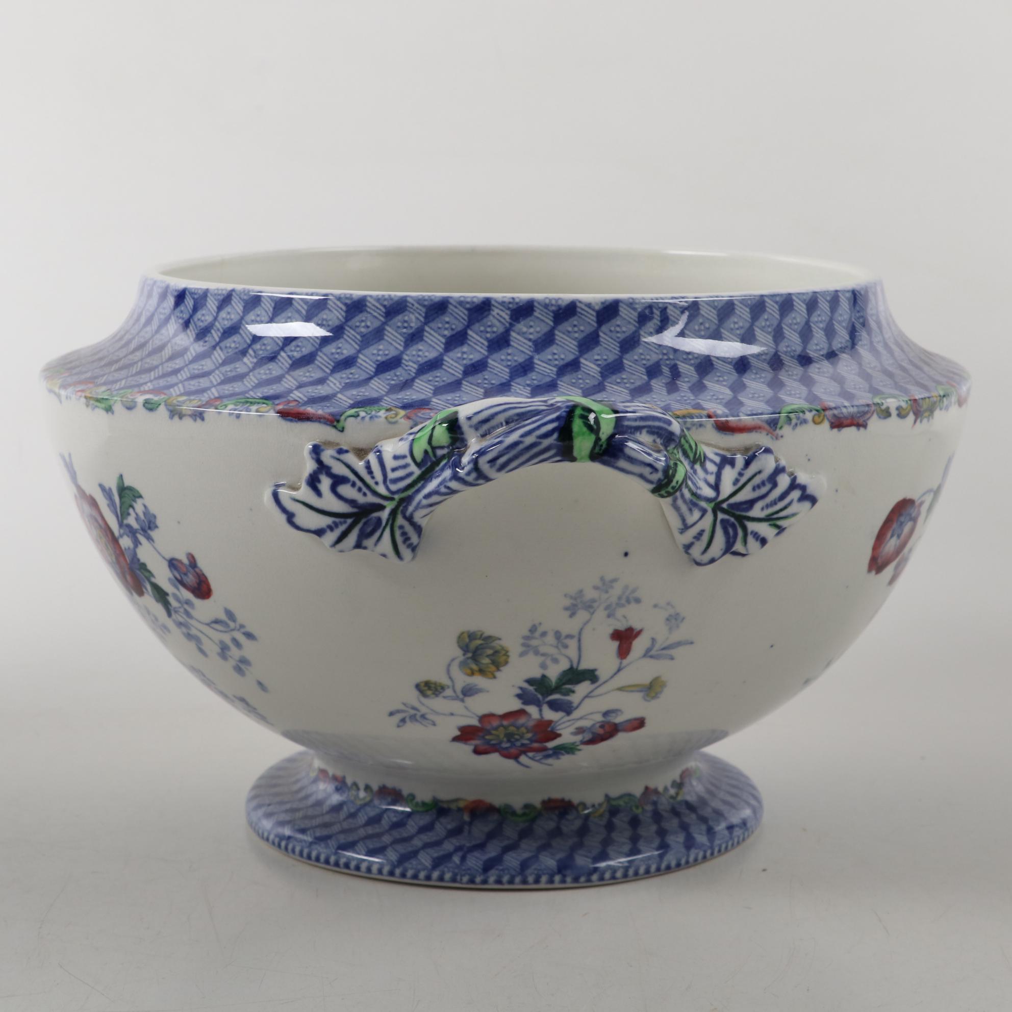 Copeland Spode "Portland Vase" Earthenware Tureen and Underplate