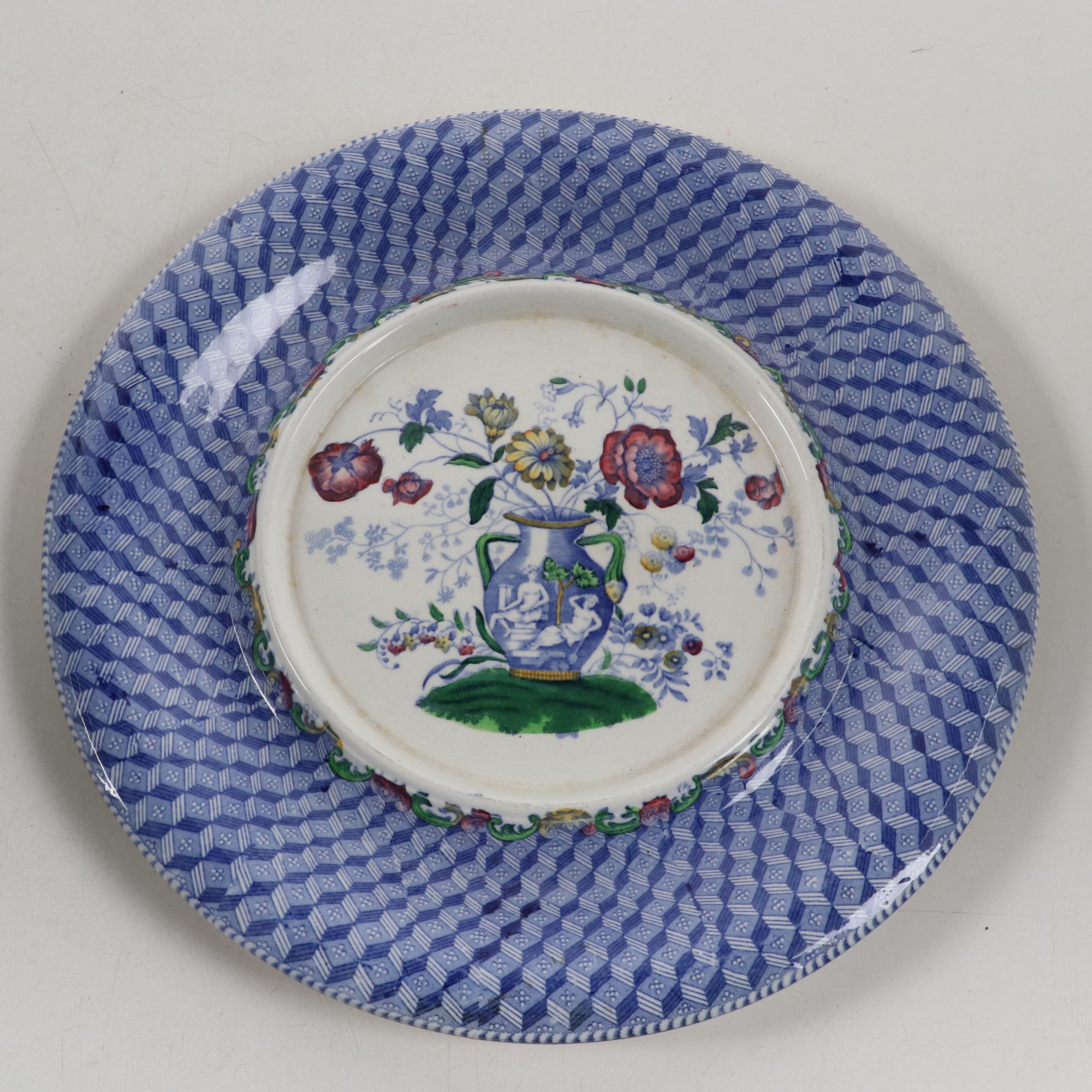 Copeland Spode "Portland Vase" Earthenware Tureen and Underplate