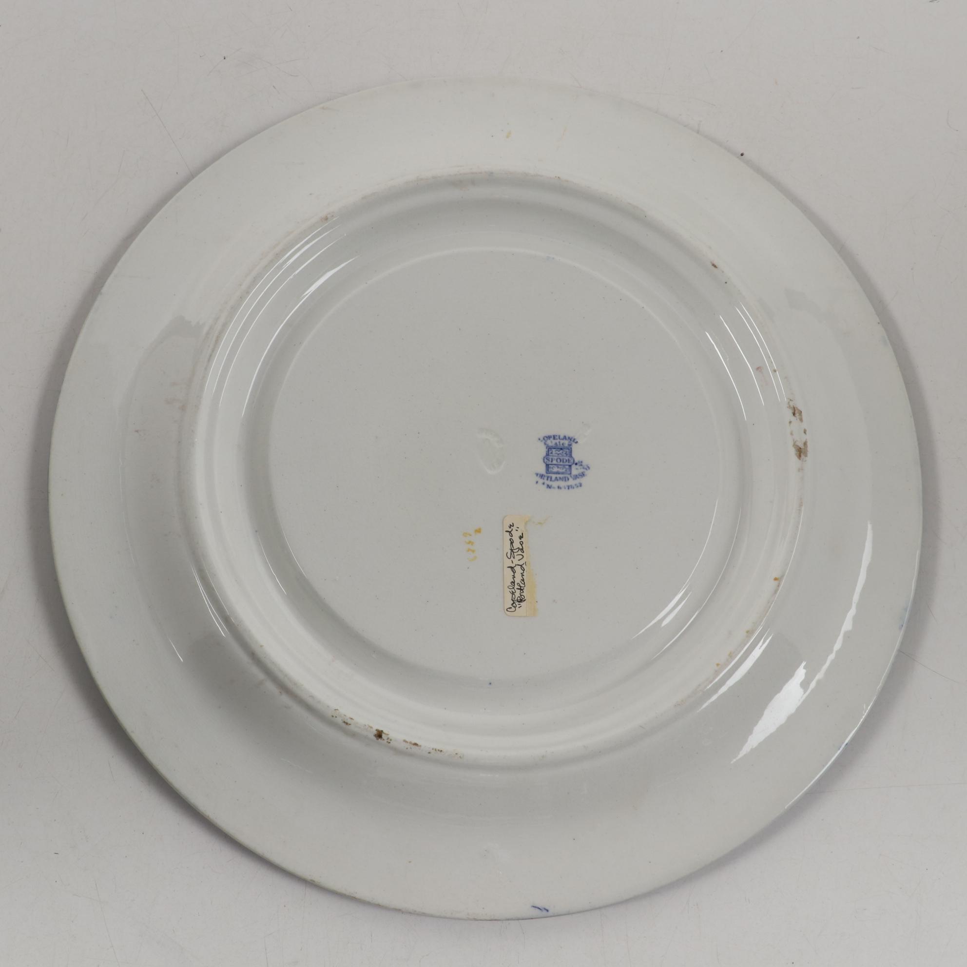 Copeland Spode "Portland Vase" Earthenware Tureen and Underplate