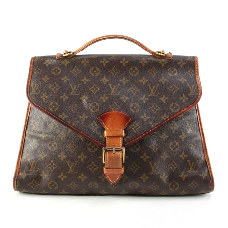 Louis Vuitton Beverly Business Bag in Monogram Canvas and Leather