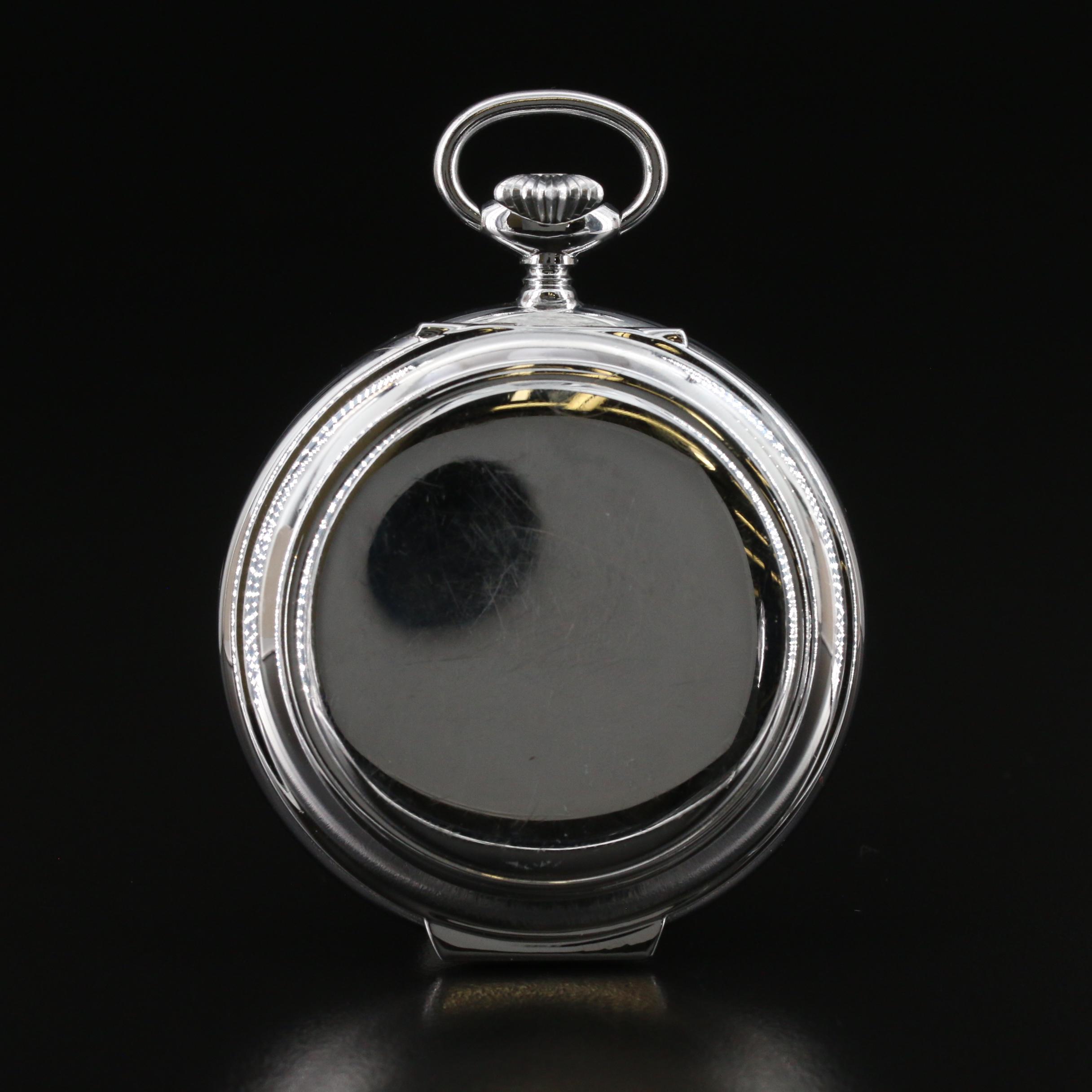 Vintage Swiss AMC Travel Alarm Clock