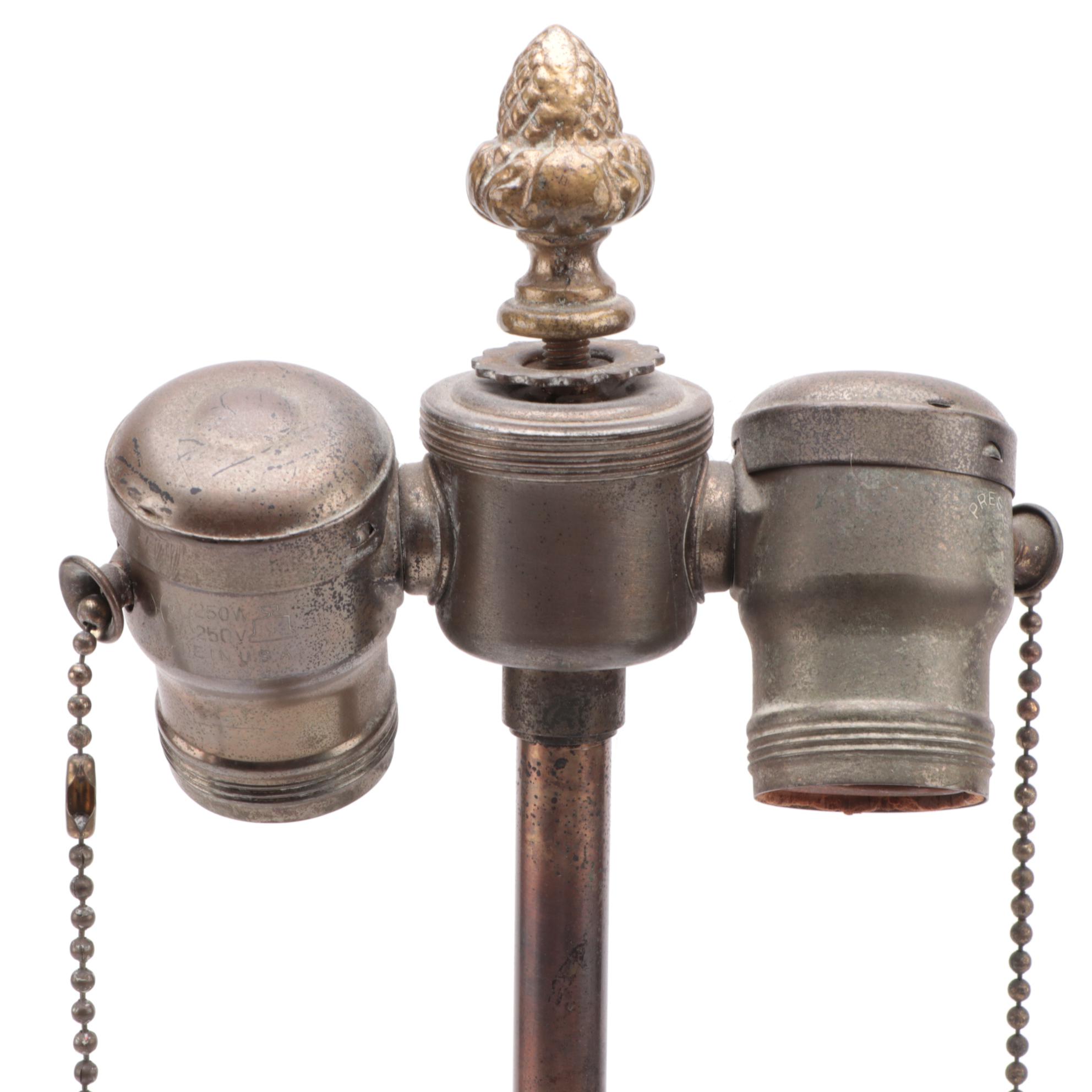 Rookwood Pottery High Gloss Tulip Base Table Lamp, 1939