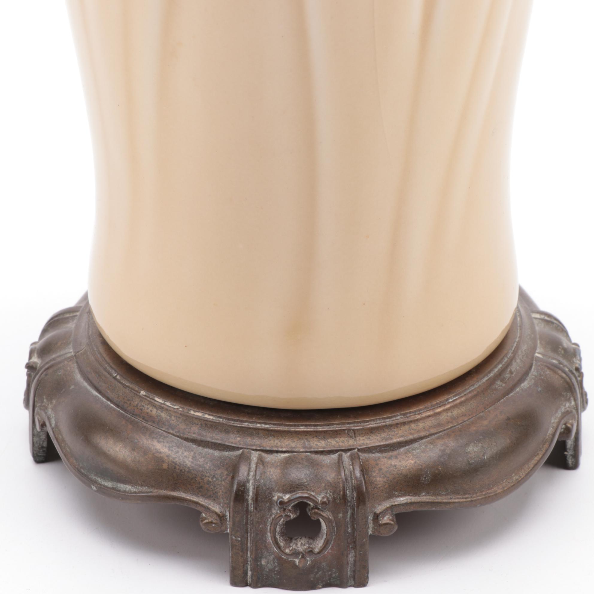 Rookwood Pottery High Gloss Tulip Base Table Lamp, 1939