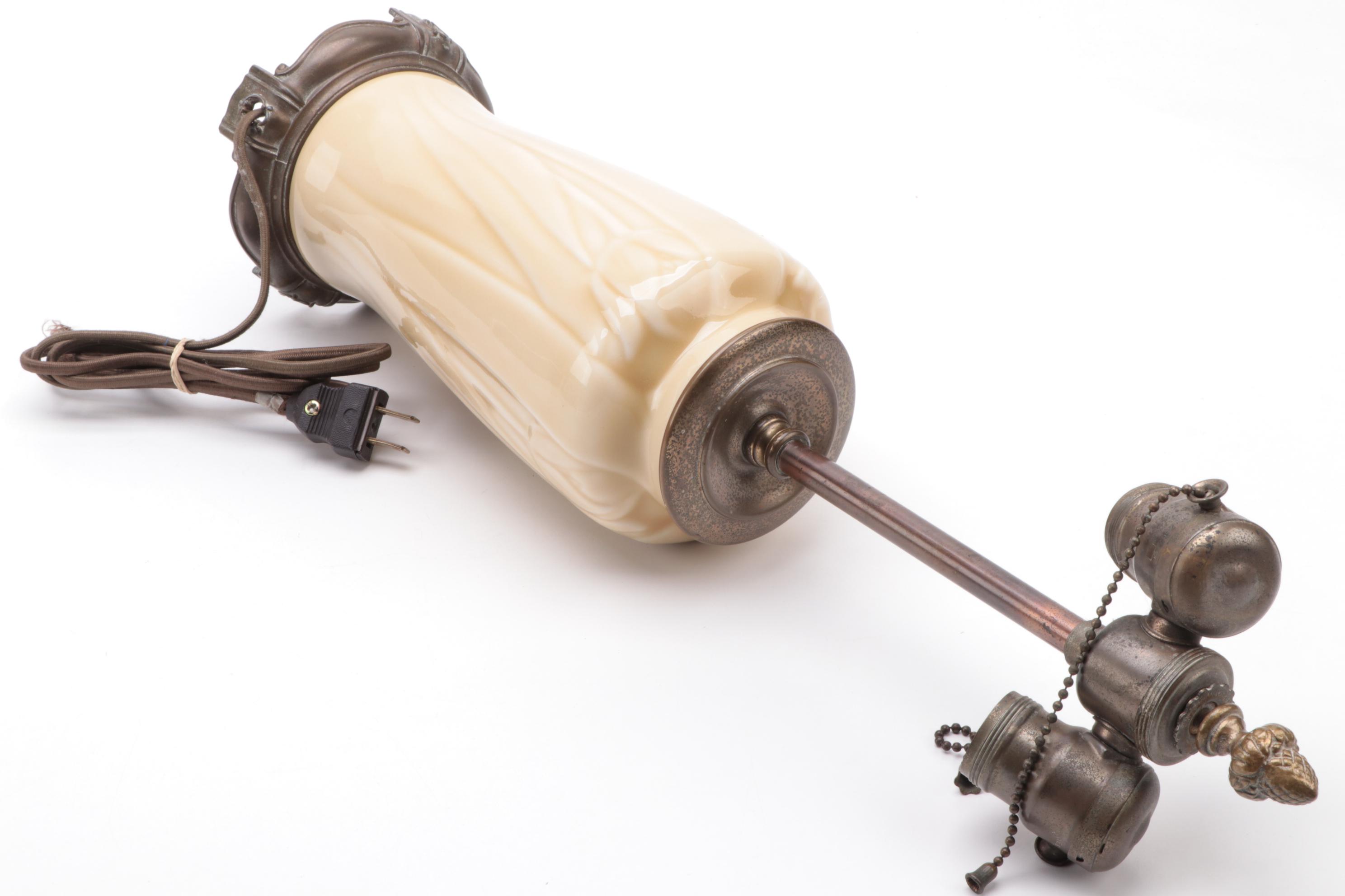 Rookwood Pottery High Gloss Tulip Base Table Lamp, 1939