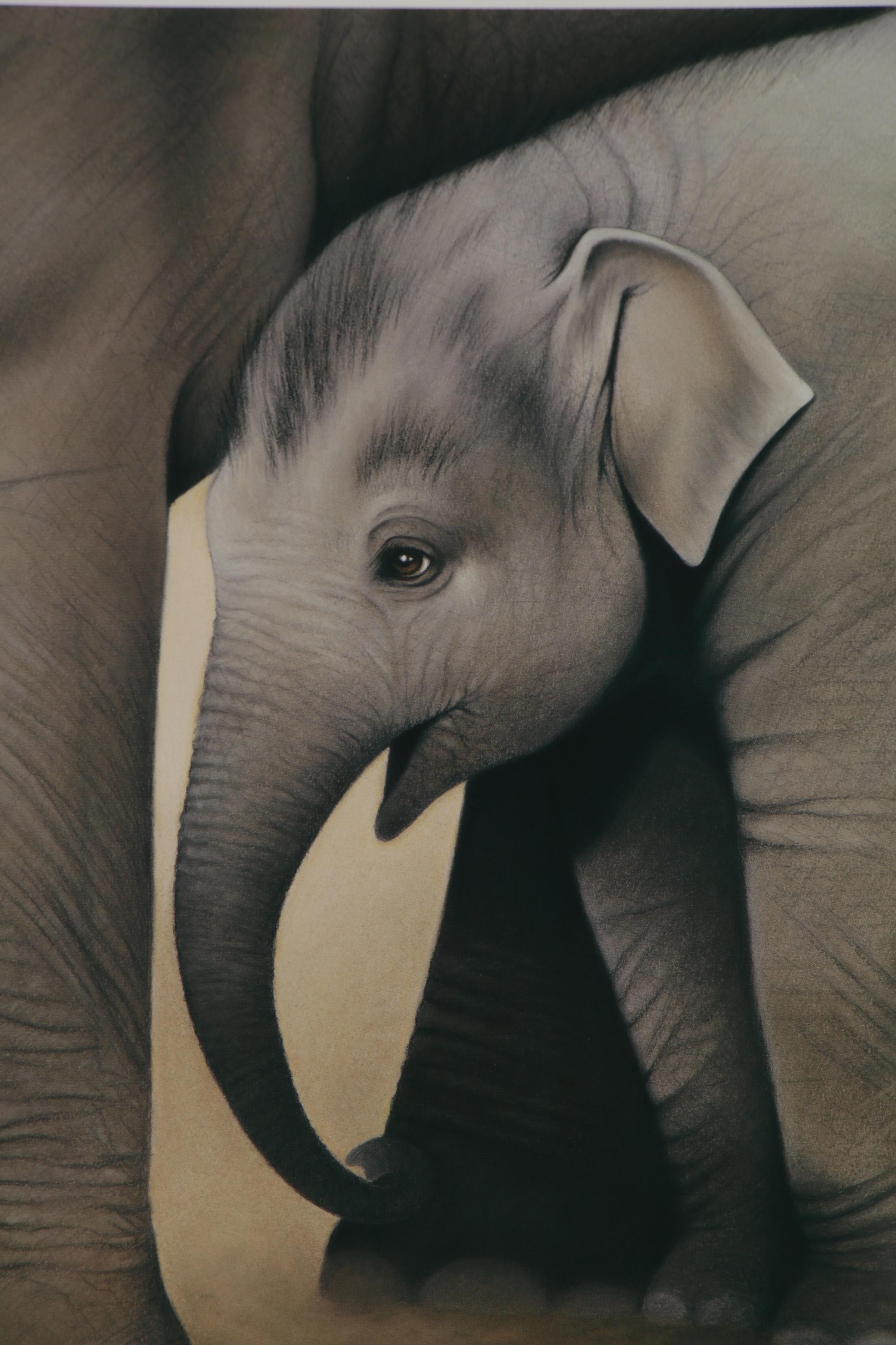 Debbie Lentz Offset Lithographs "Bear Hug" and "Side by Side," 2000