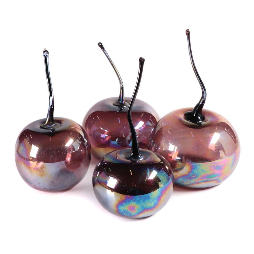 Mexican Iridescent Oil Slick Glass Cherries