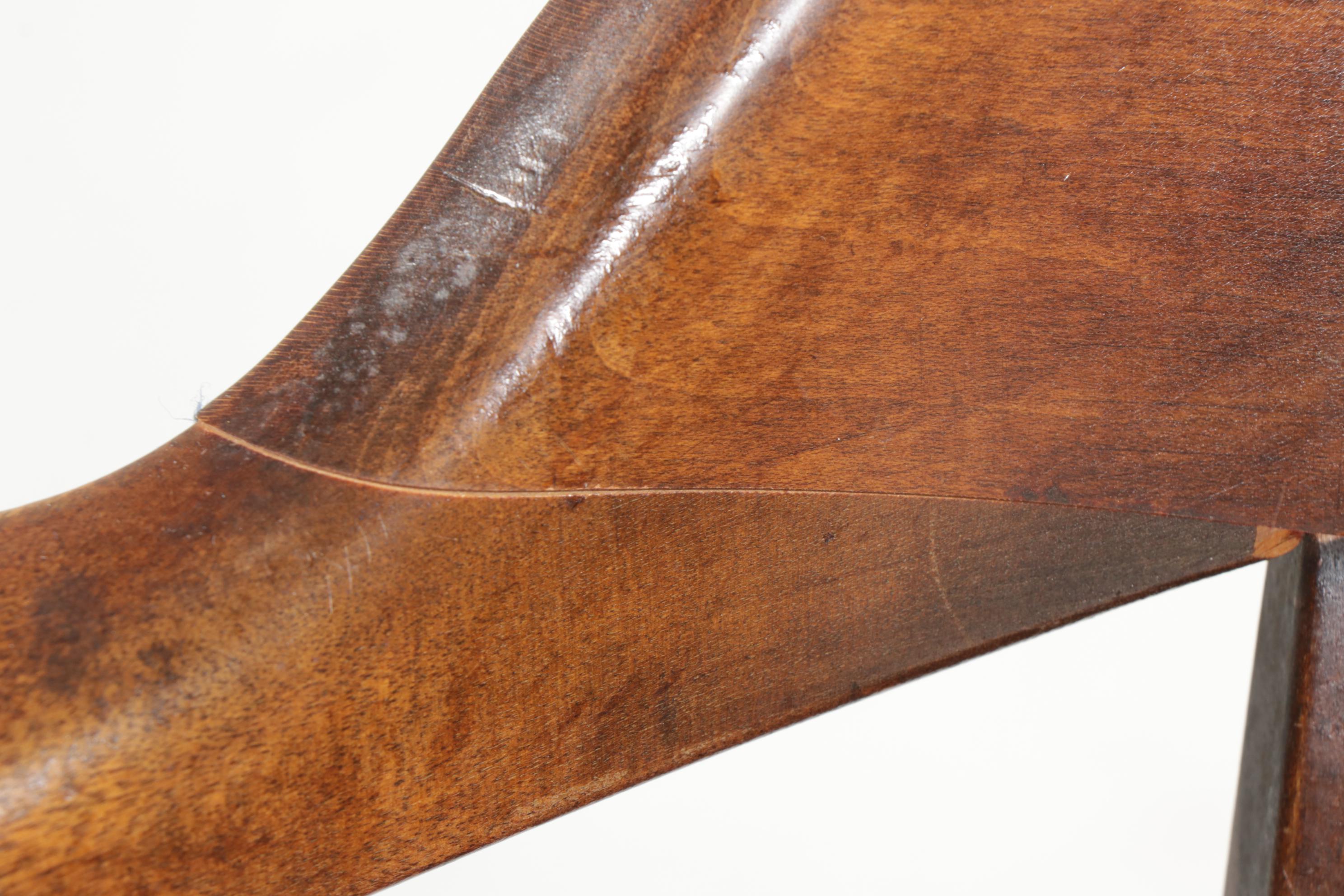 Sikes Co. and B.L. Marble Walnut Office Armchairs, Early 20th C.