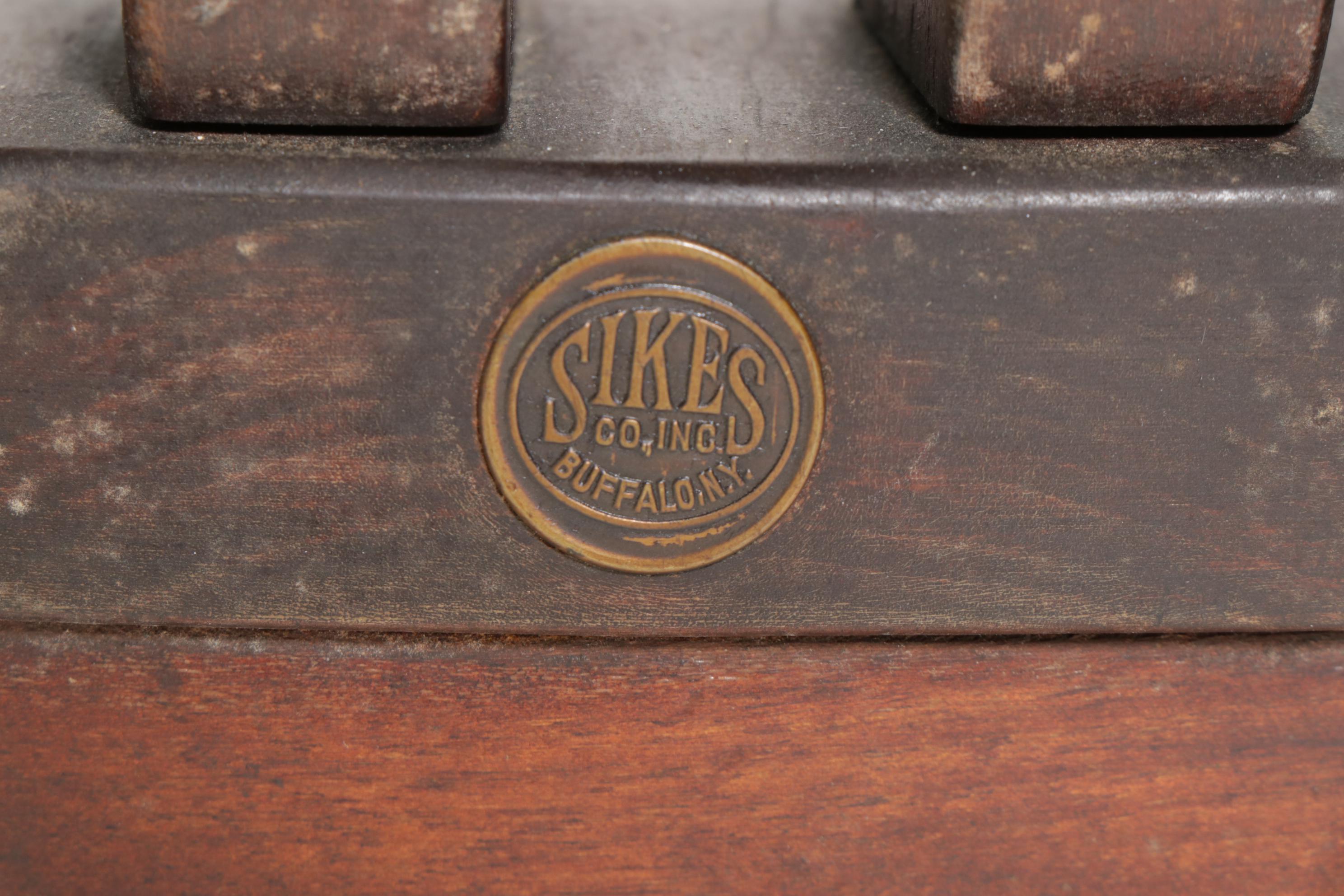 Sikes Co. and B.L. Marble Walnut Office Armchairs, Early 20th C.