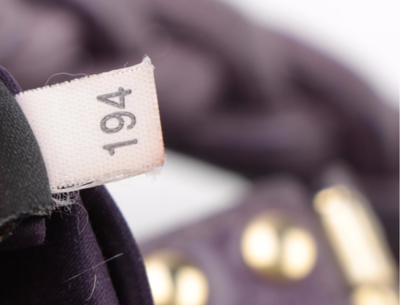 Miu Miu Bauletto Aperto Bag RN0473 in Purple Matelassé Lux Leather