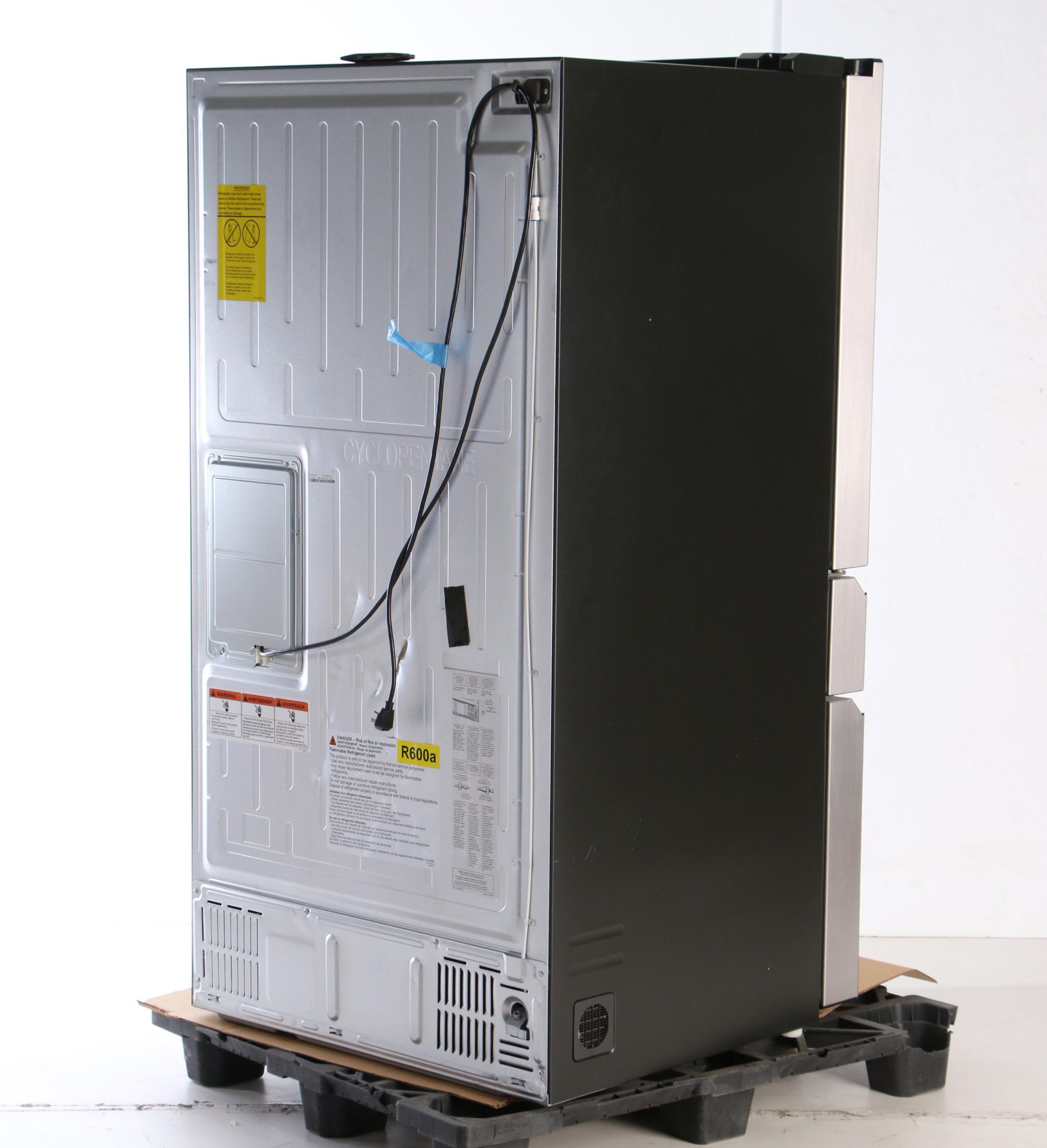 GE Café™ Platinum Glass Stainless Steel 27.6 Cu.Ft. French Door Refrigerator