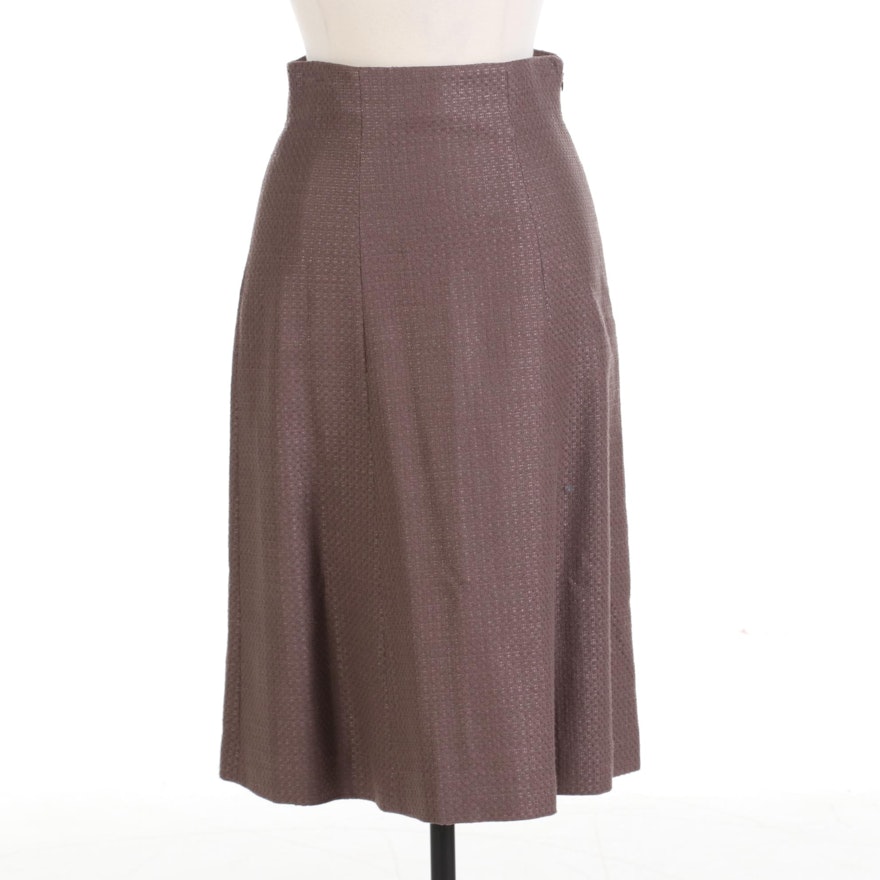 Salvatore Ferragamo Woven Skirt