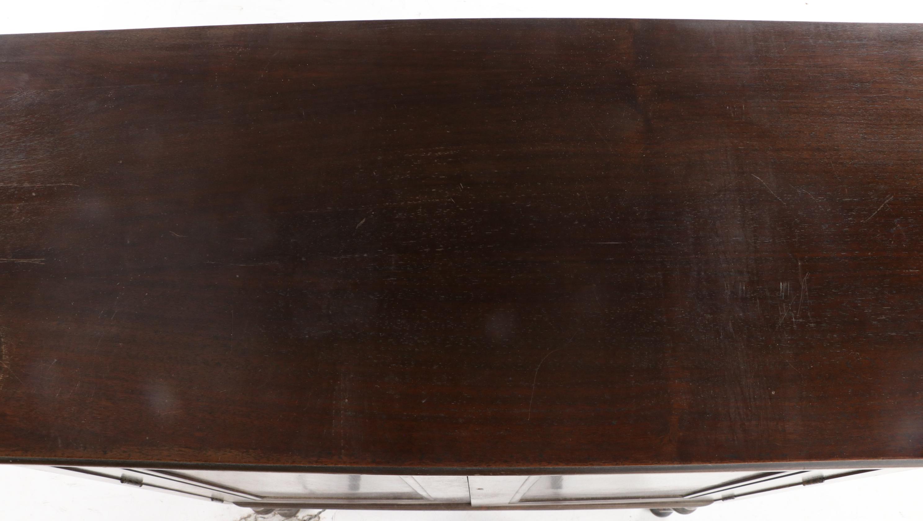 Jacobean Style Walnut China Cabinet-on-Stand, Early 20th Century