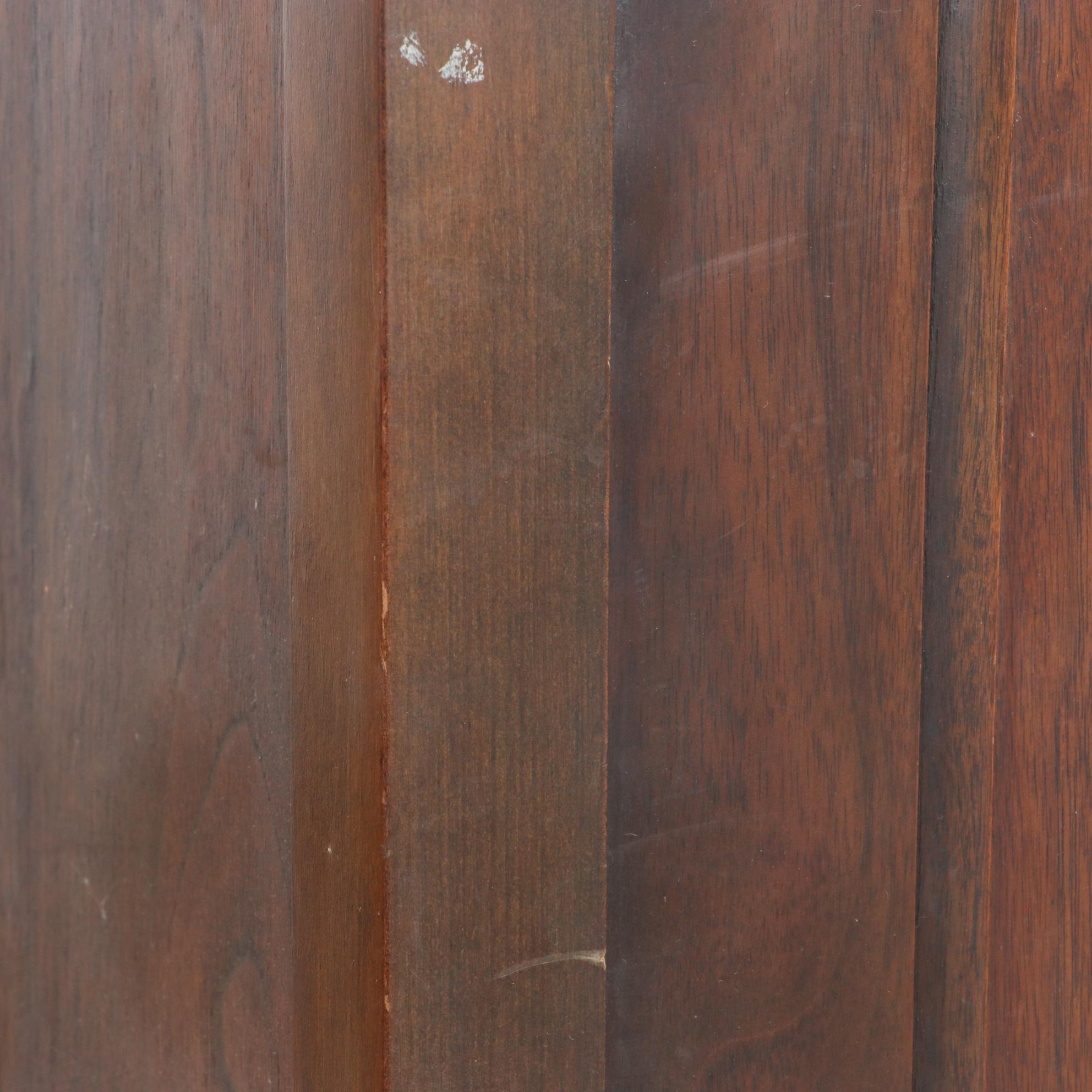 Jacobean Style Walnut China Cabinet-on-Stand, Early 20th Century