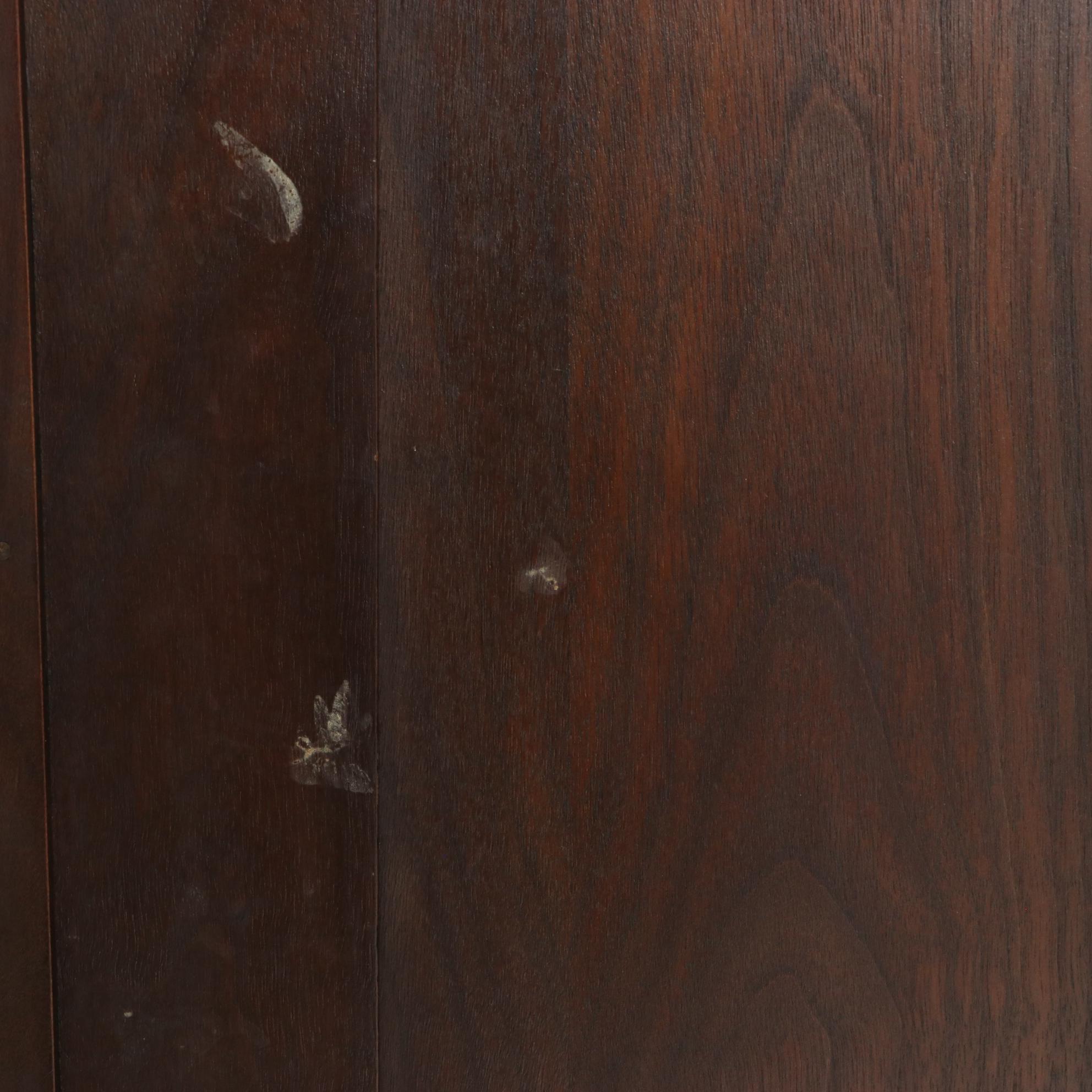 Jacobean Style Walnut China Cabinet-on-Stand, Early 20th Century