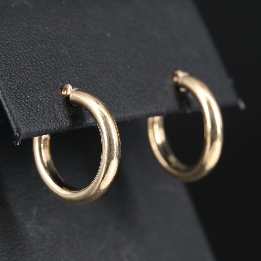 14K Hoop Earrings