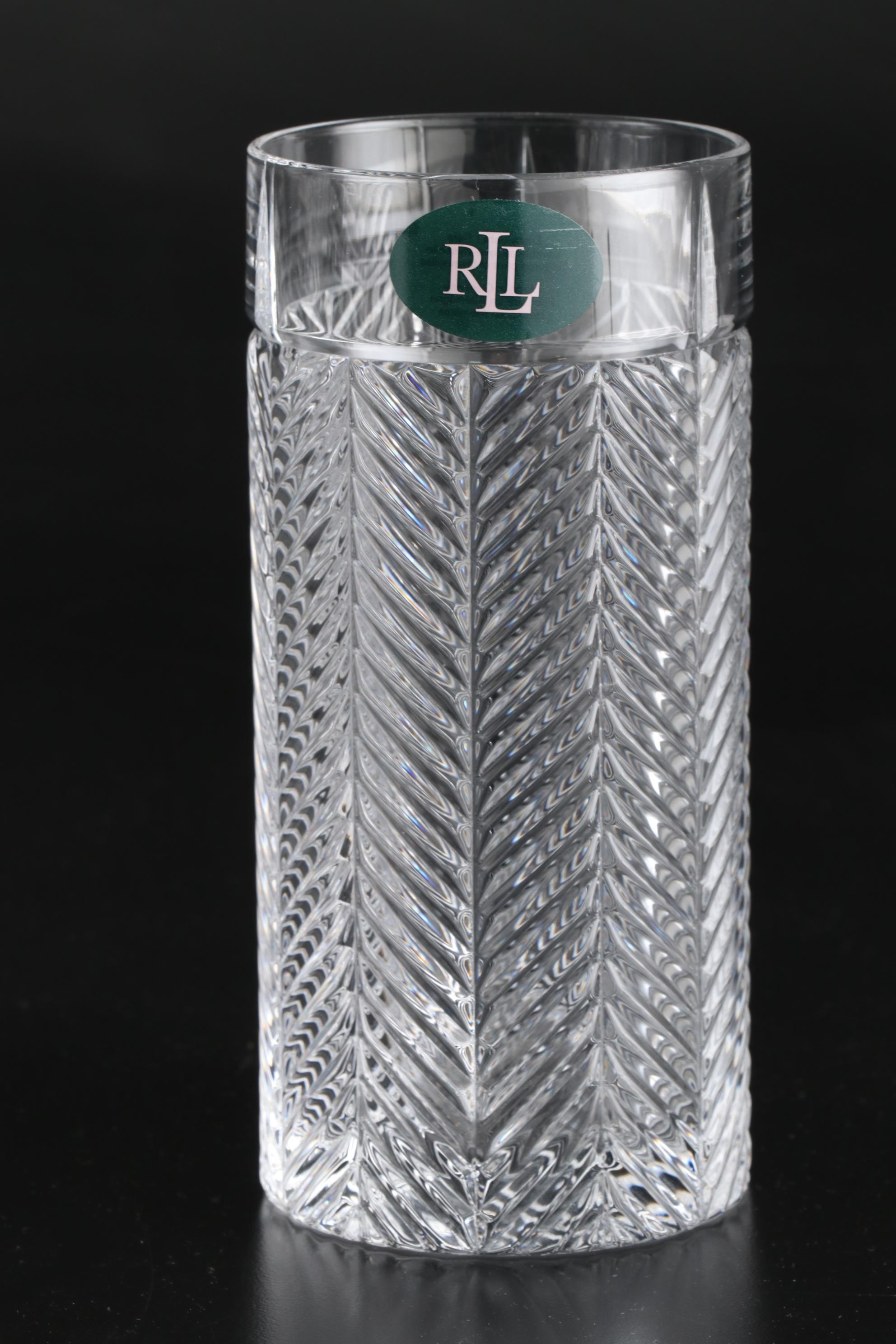 Ralph Lauren "Herringbone" Highball Glasses