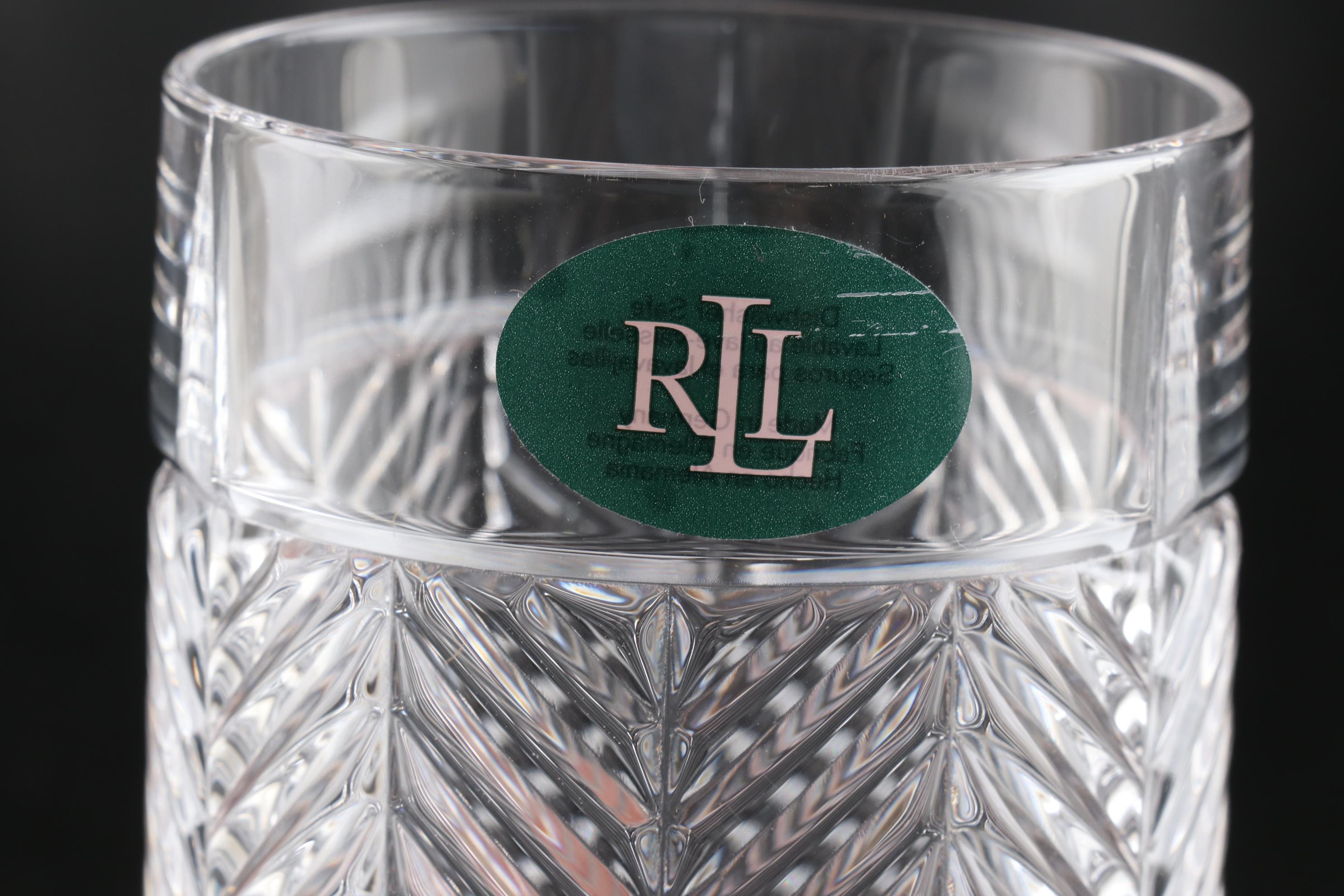 Ralph Lauren "Herringbone" Highball Glasses