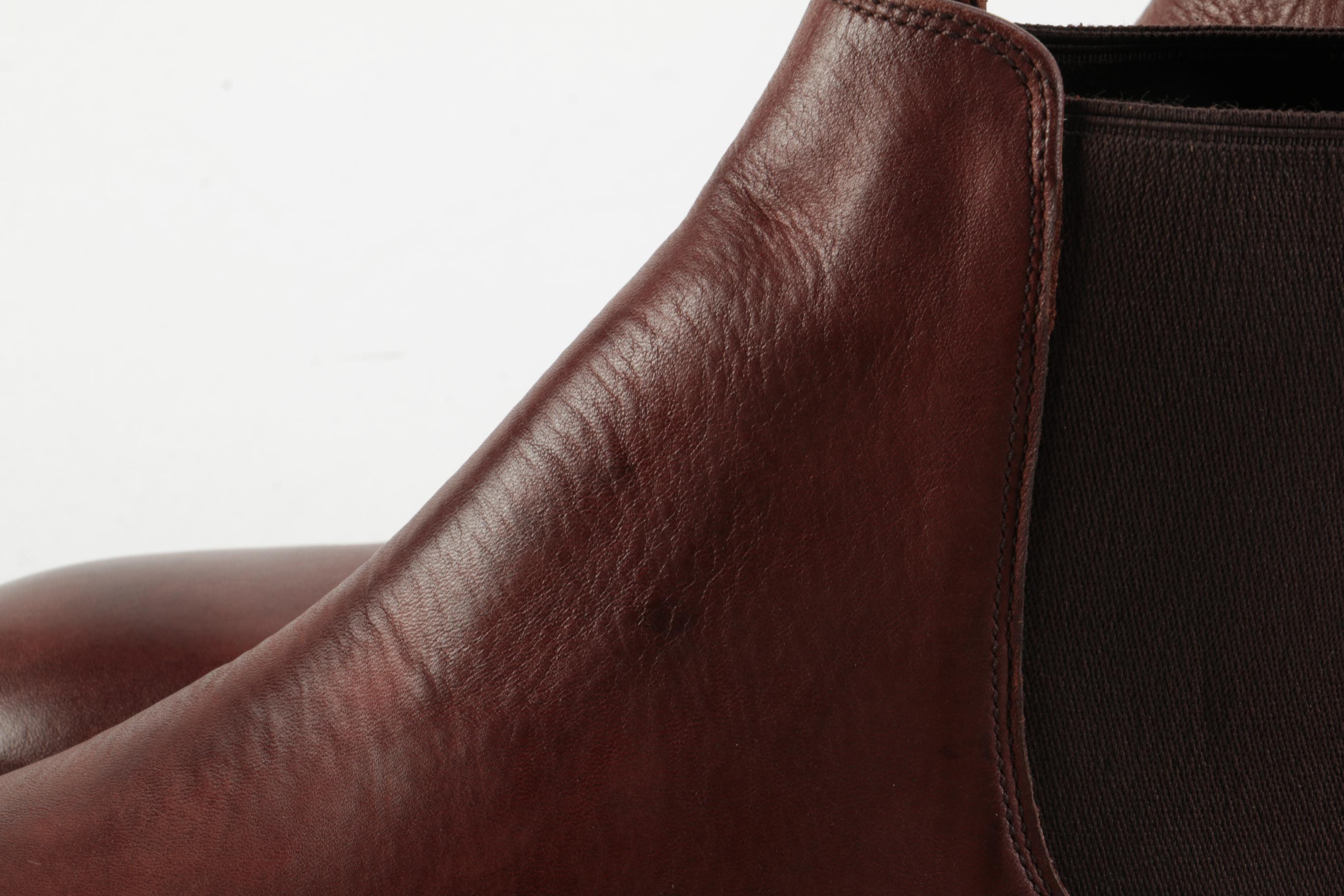 Men's Frye Ben Chelsea Boots in Redwood Leather