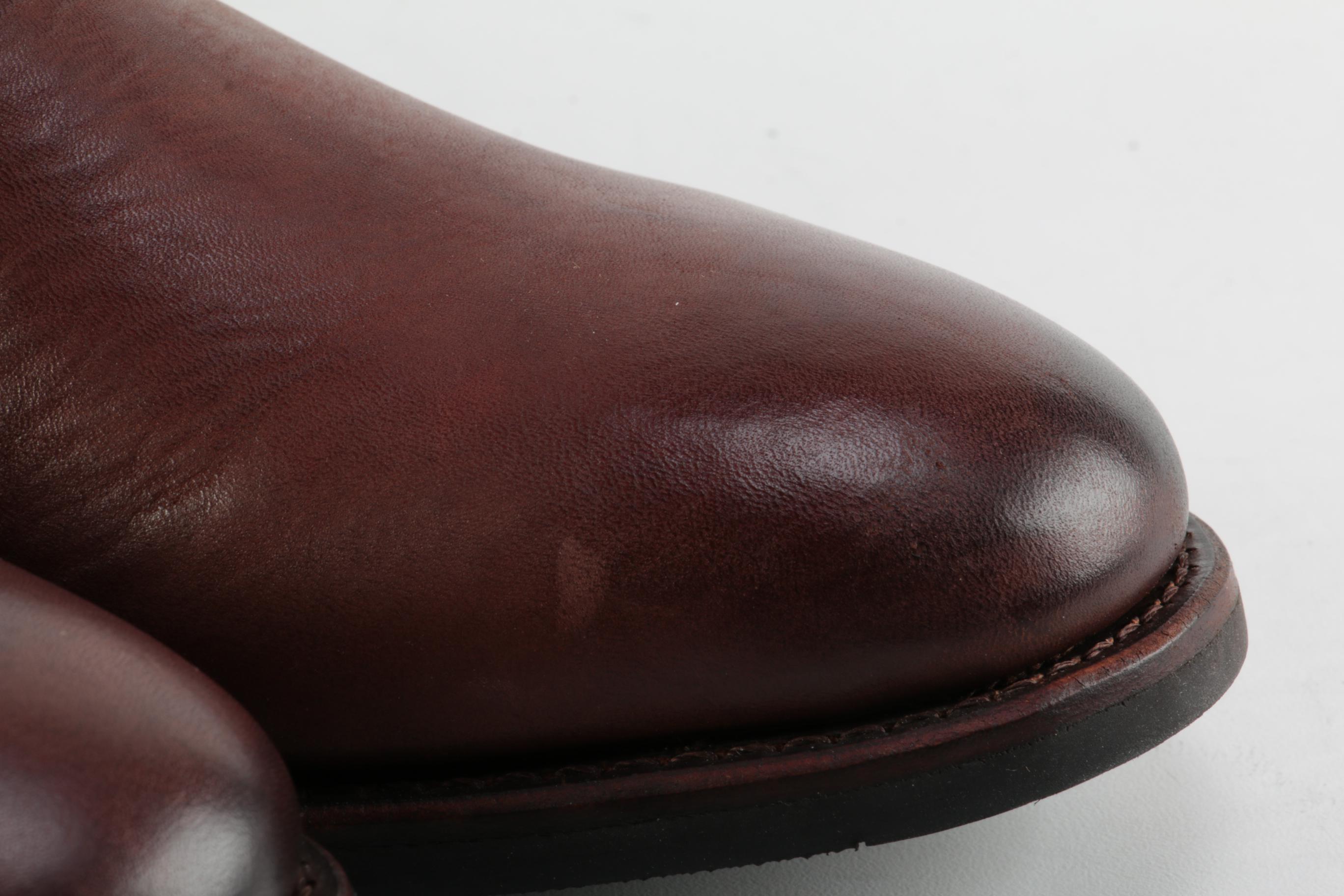 Men's Frye Ben Chelsea Boots in Redwood Leather