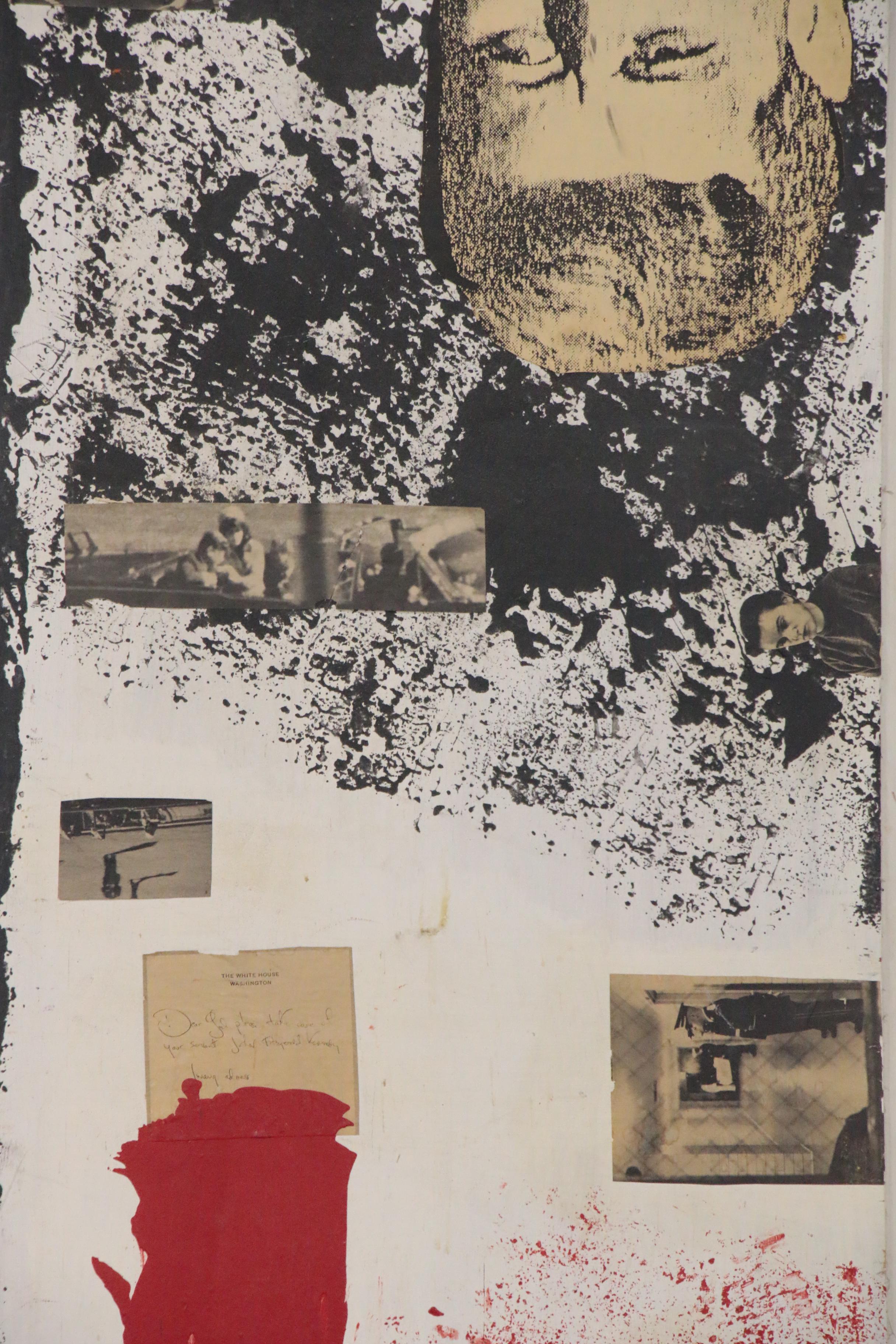 Andrew VanSickle Folk Art Mixed Media Painting, 21st Century