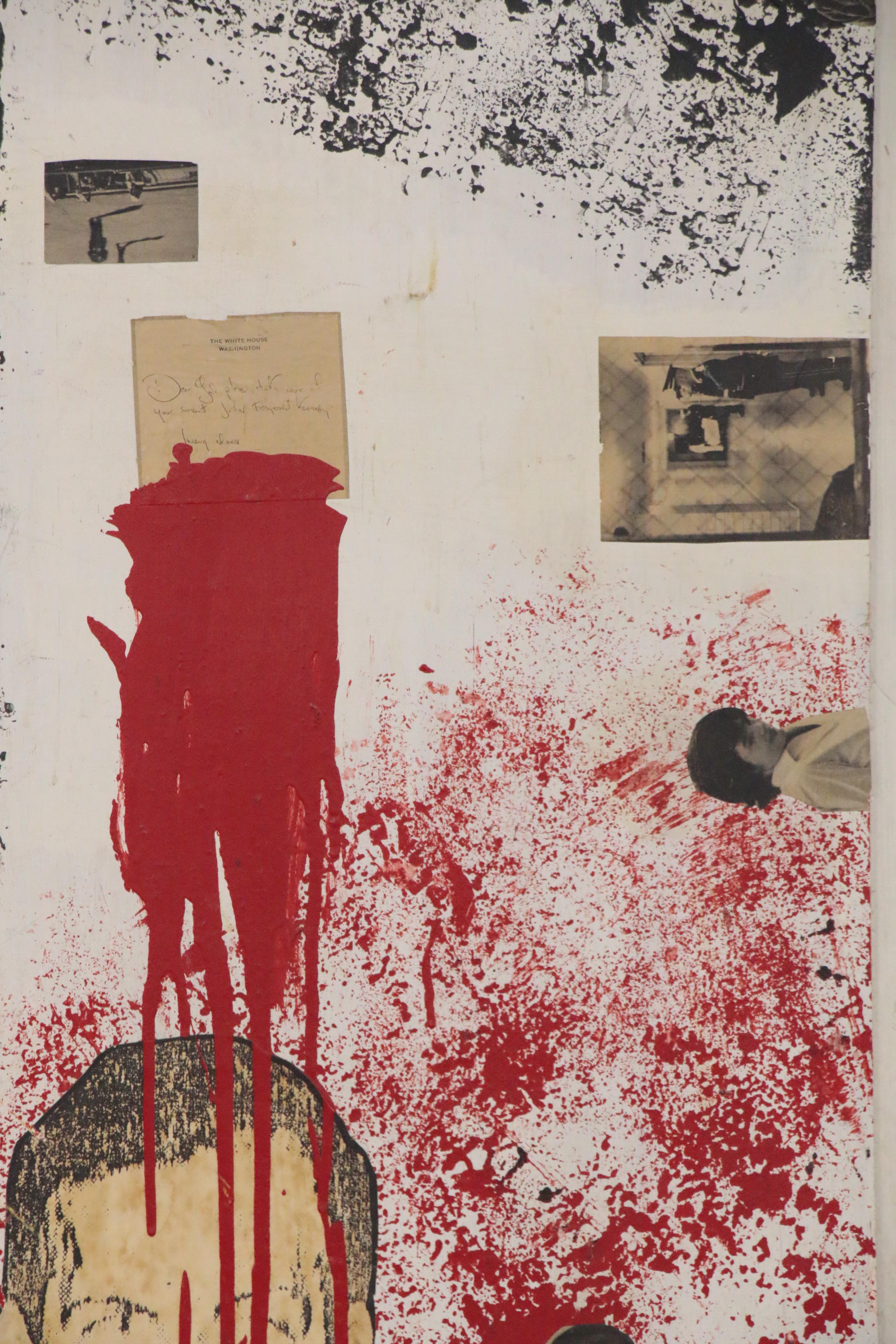 Andrew VanSickle Folk Art Mixed Media Painting, 21st Century