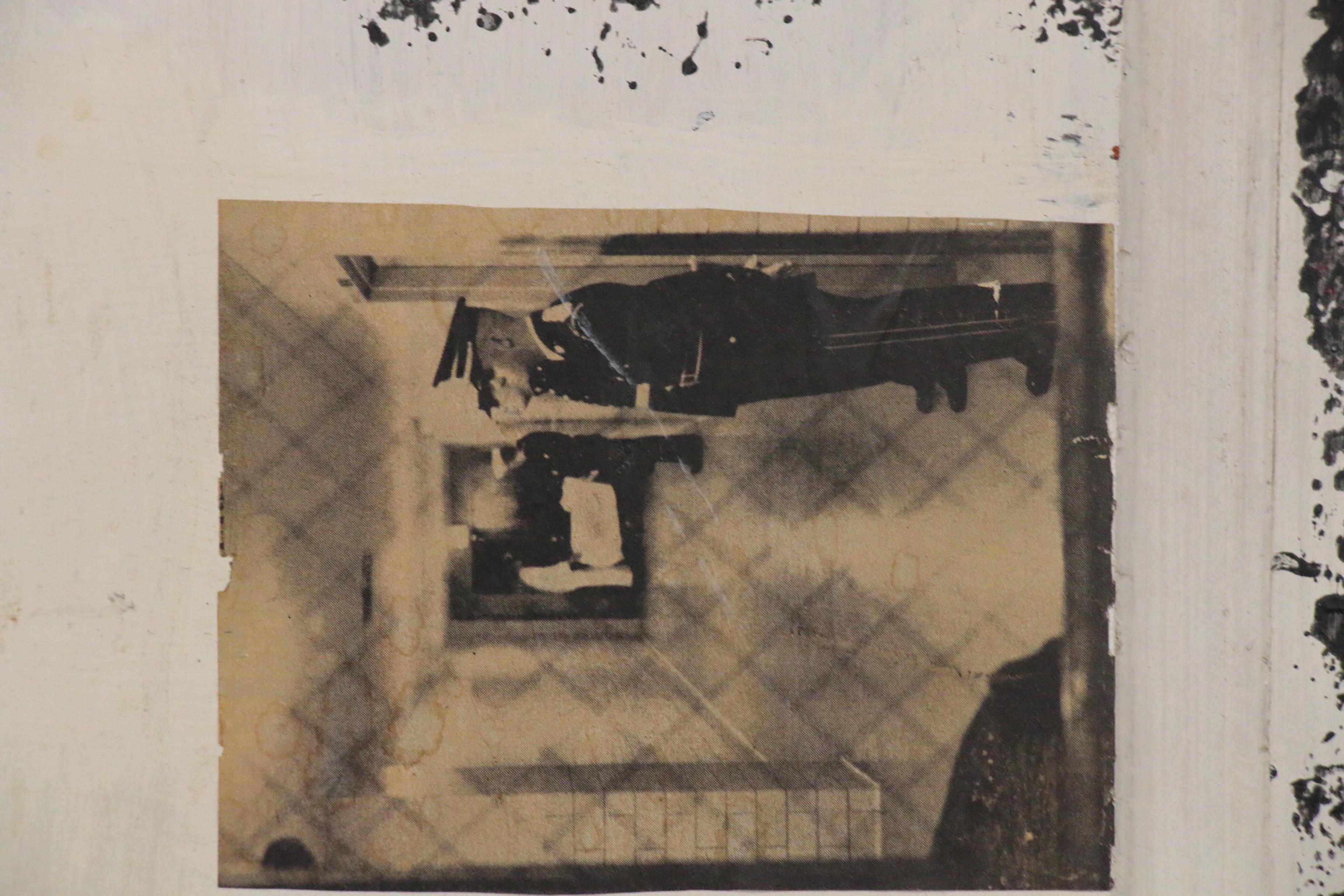 Andrew VanSickle Folk Art Mixed Media Painting, 21st Century