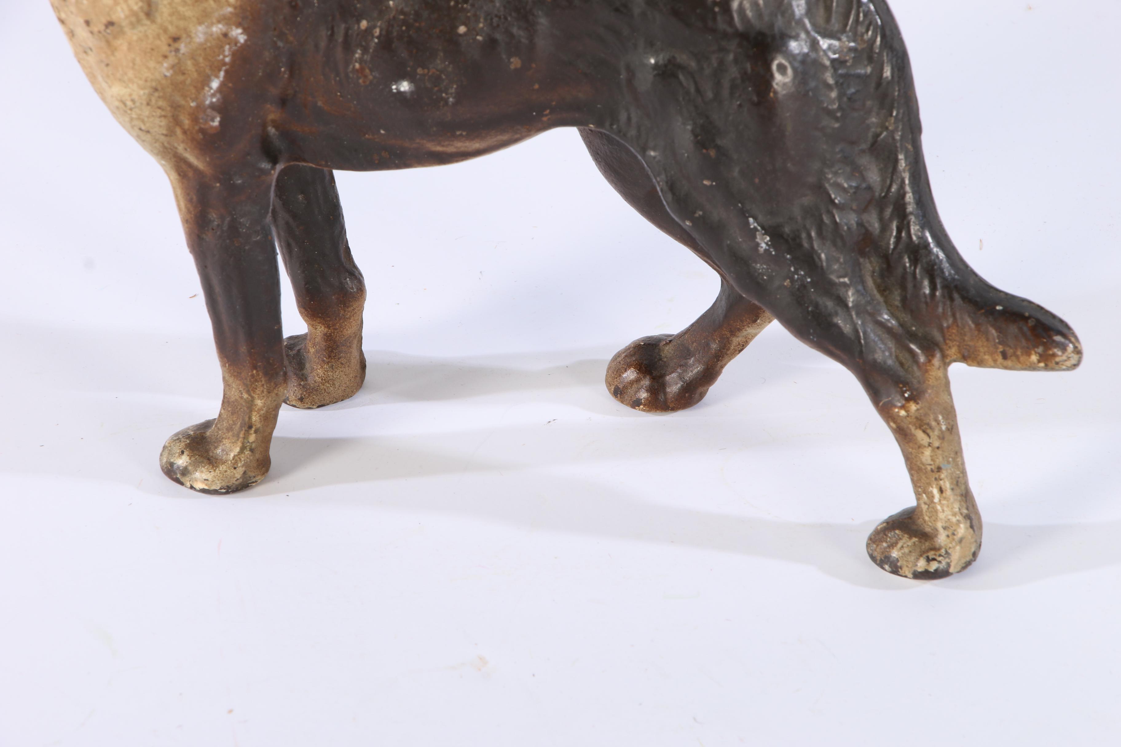 Cast Iron German Shepard Dog Doorstop