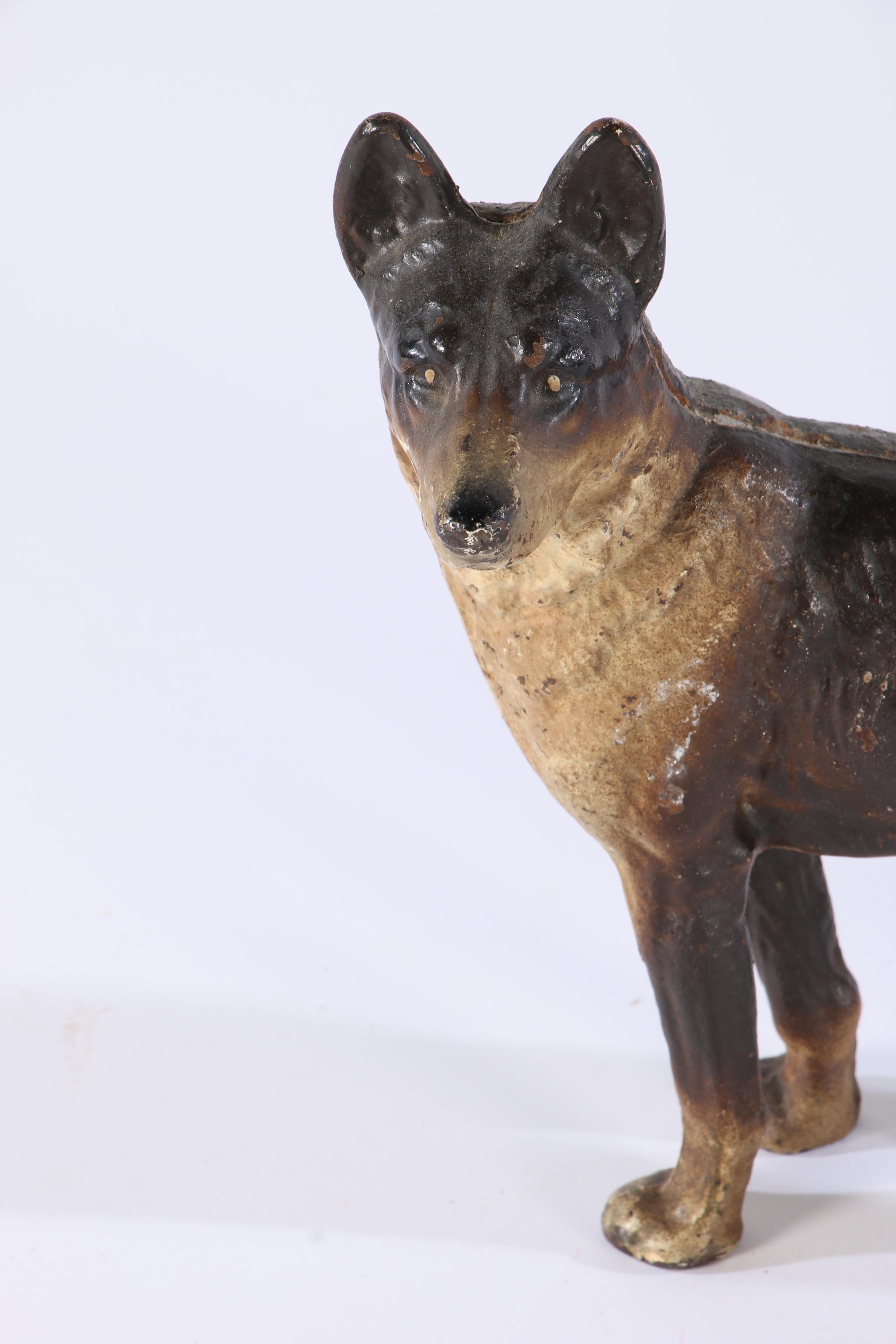 Cast Iron German Shepard Dog Doorstop