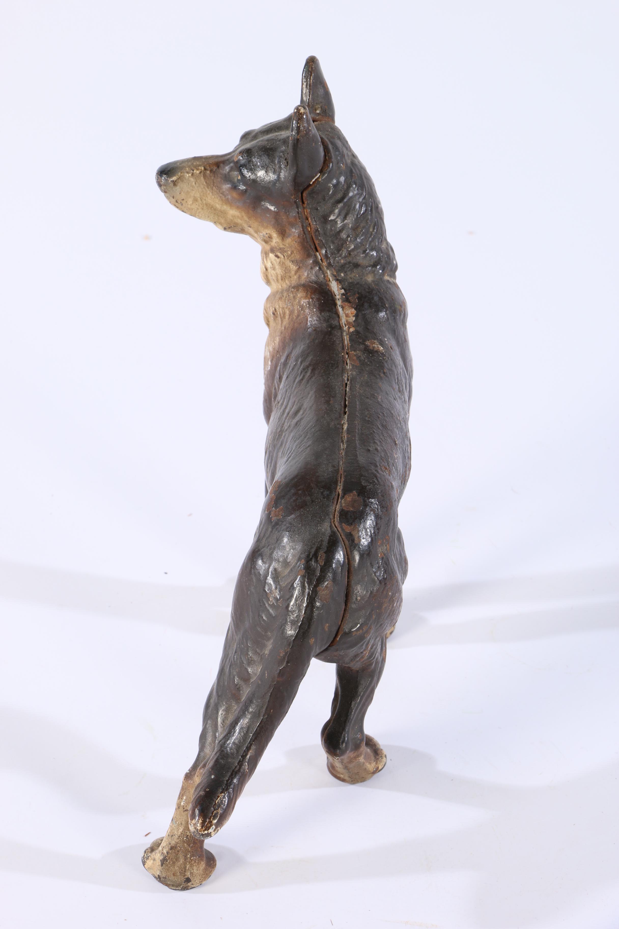 Cast Iron German Shepard Dog Doorstop