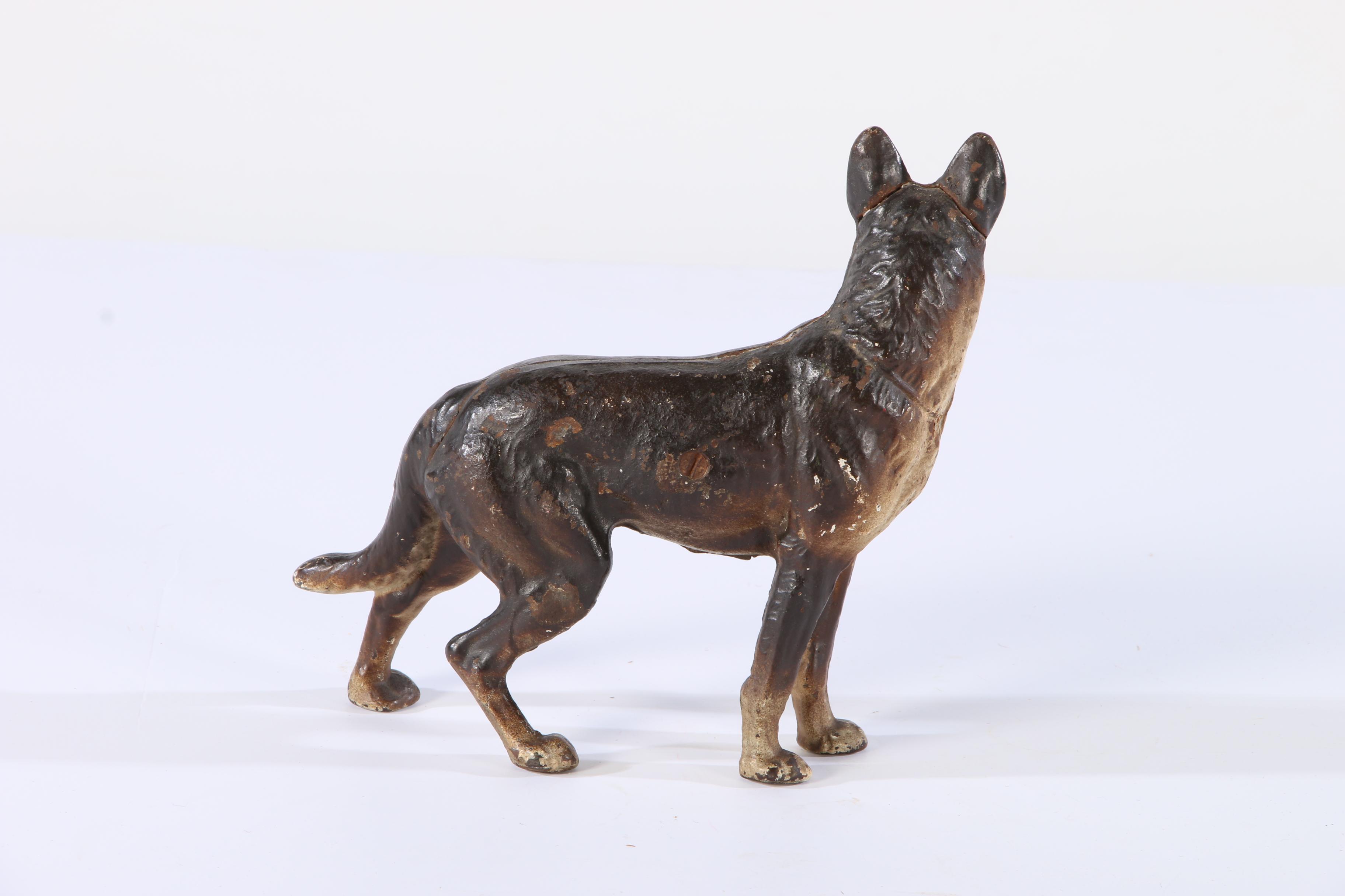 Cast Iron German Shepard Dog Doorstop