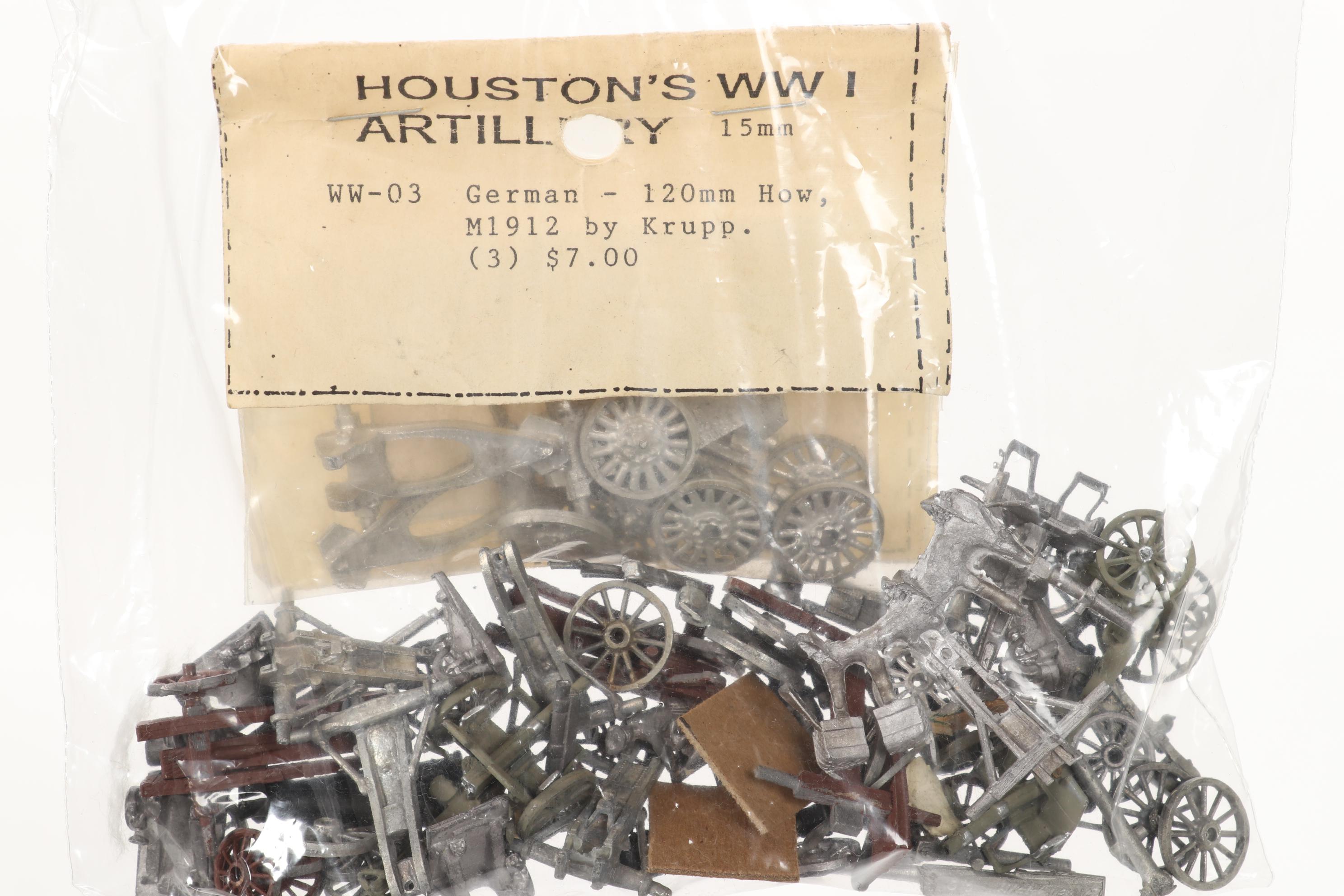 Hand-Painted 15mm German WW1 Toy Soldiers, 21st Century