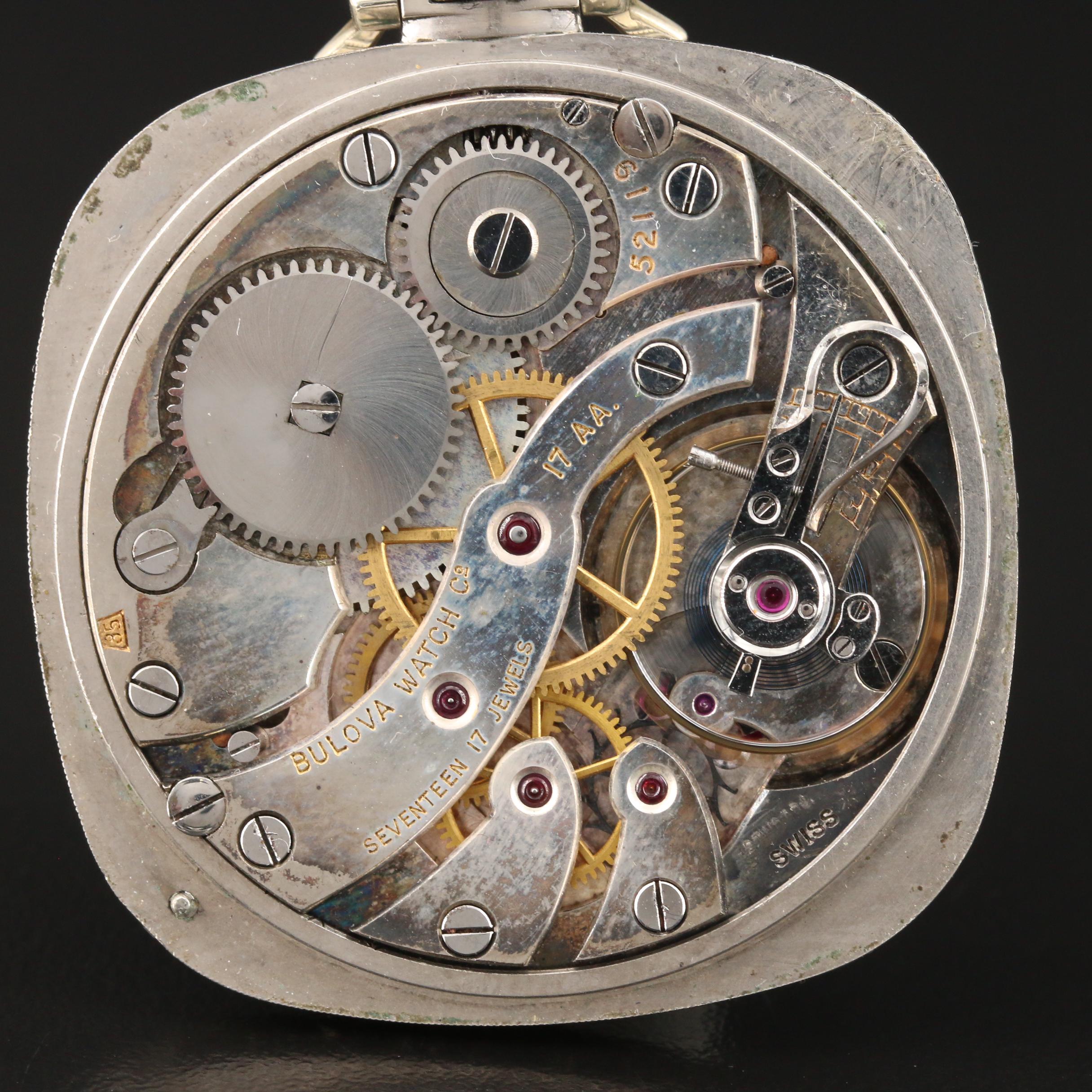 Vintage Bulova Gold Filled Pocket Watch