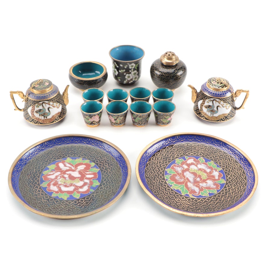 Decorative Chinese Enamel Miniature Tea Sets with Others