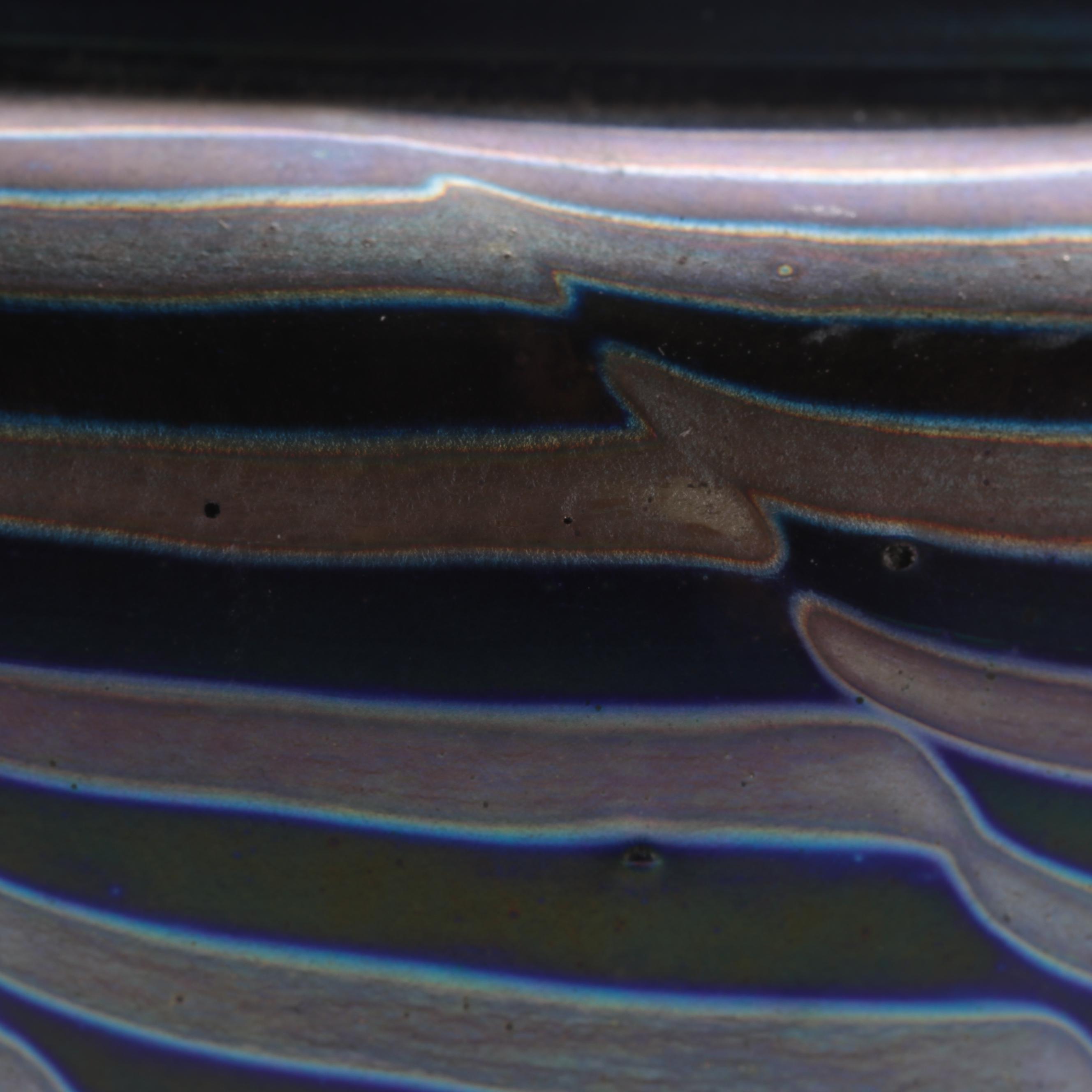 Tim Jerman Iridescent Vase and Steve Smyers "Northern Star" Paperweight, 1970s