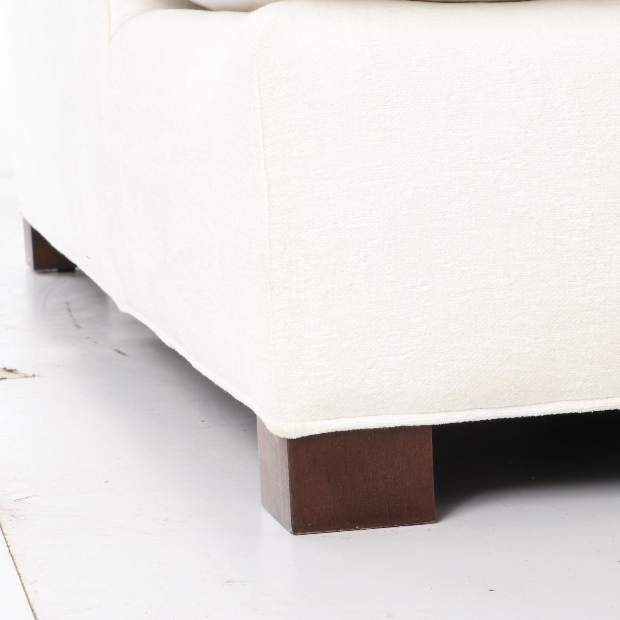 Lee Industries Two-Piece Upholstered Sectional Sofa with Chaise, 21st Century