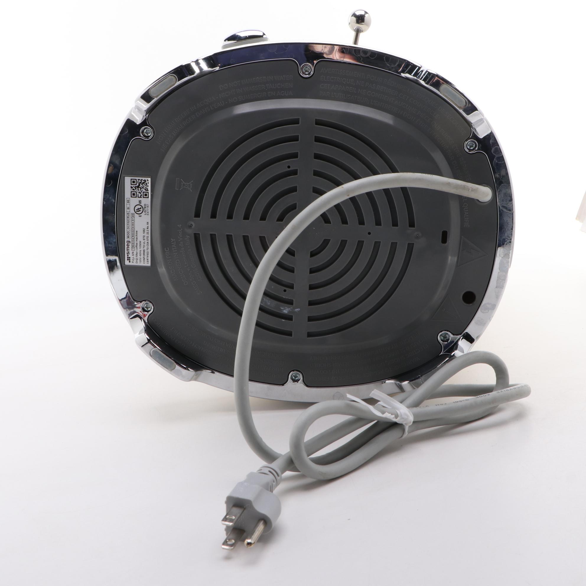 Smeg 10 Cup Drip Filter Coffee Maker in Cream